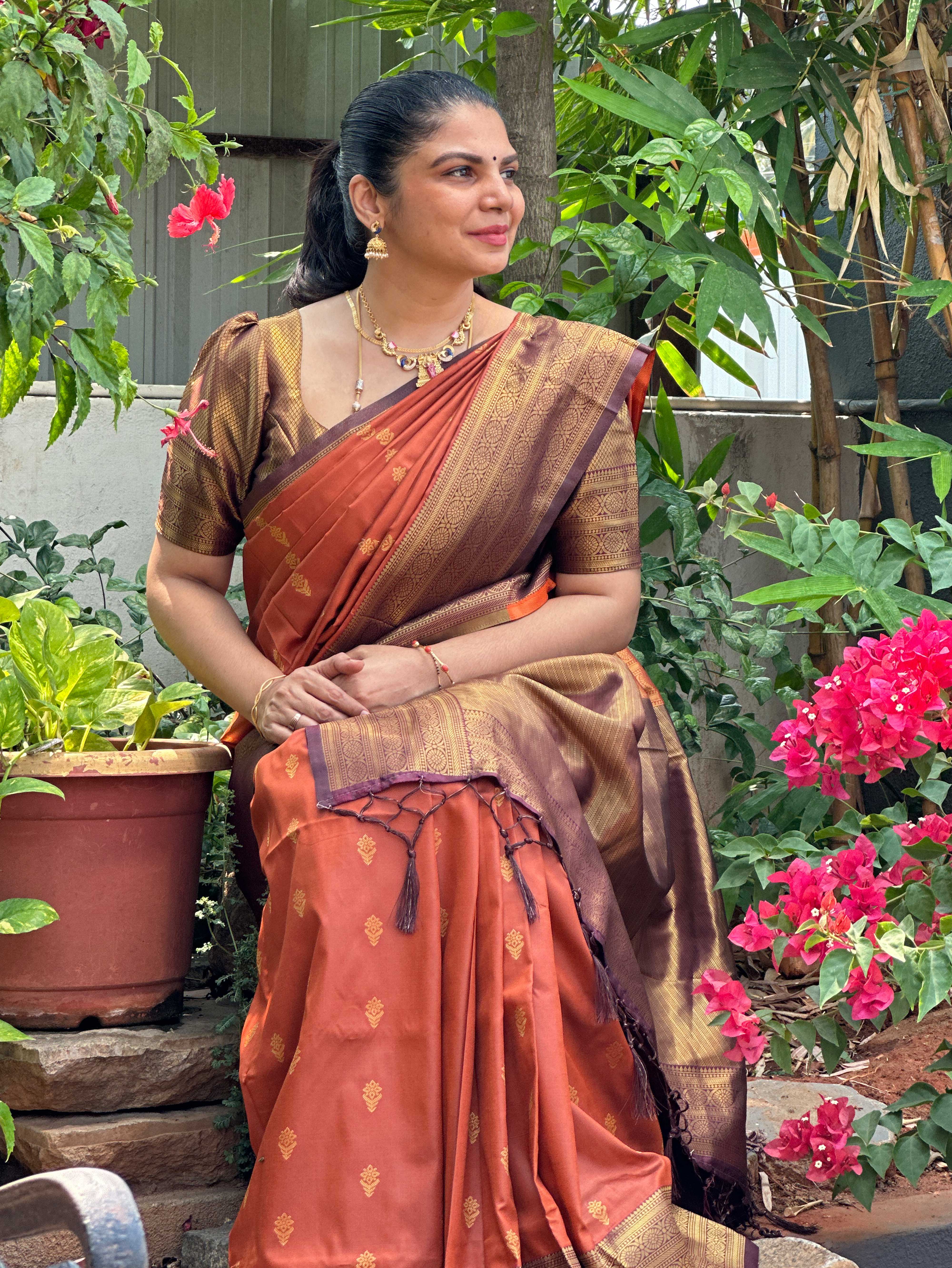 Semi Silk Saree | TTDS3140