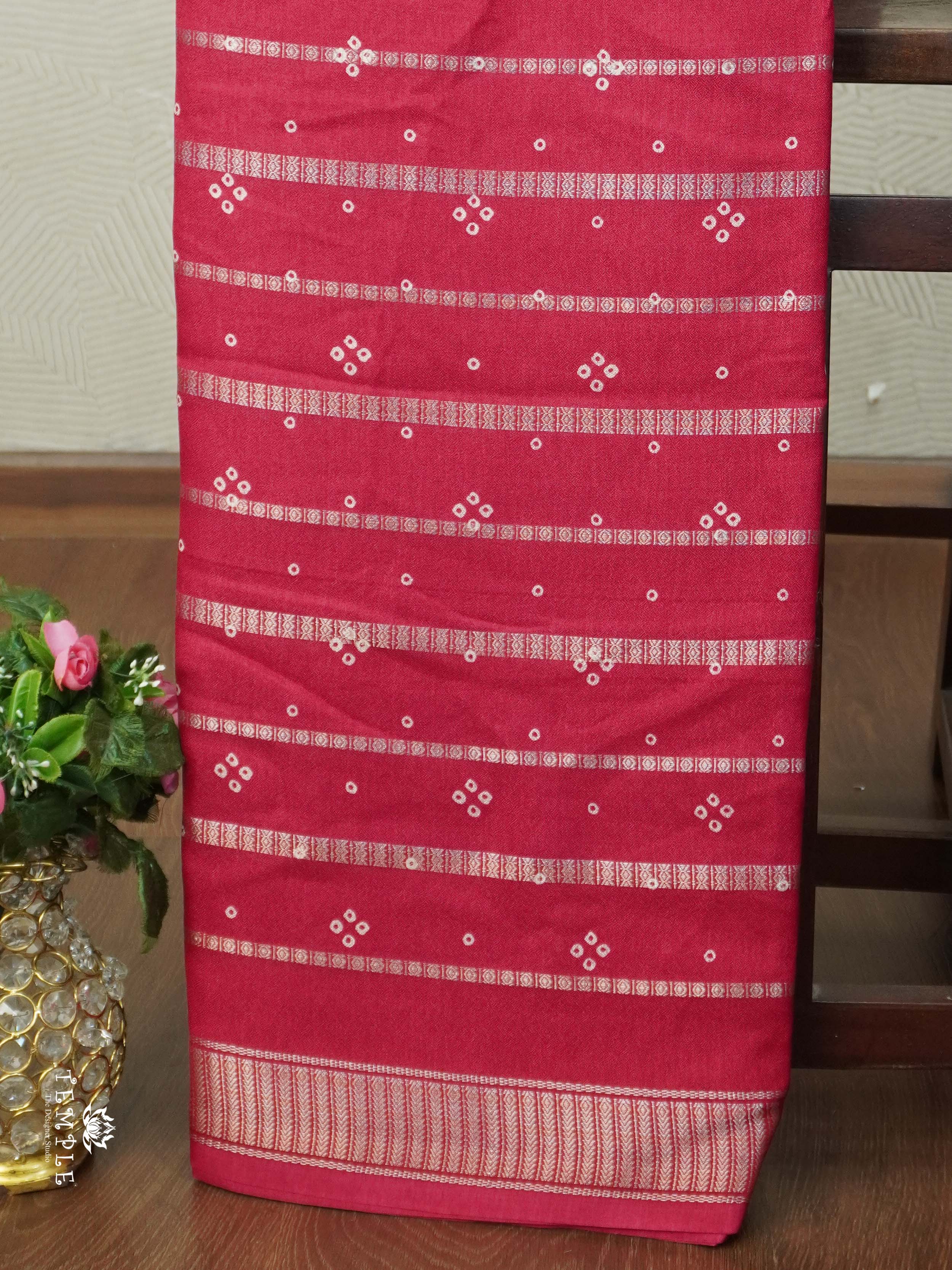 Bandhini Design Georgette Saree | TTDS2644