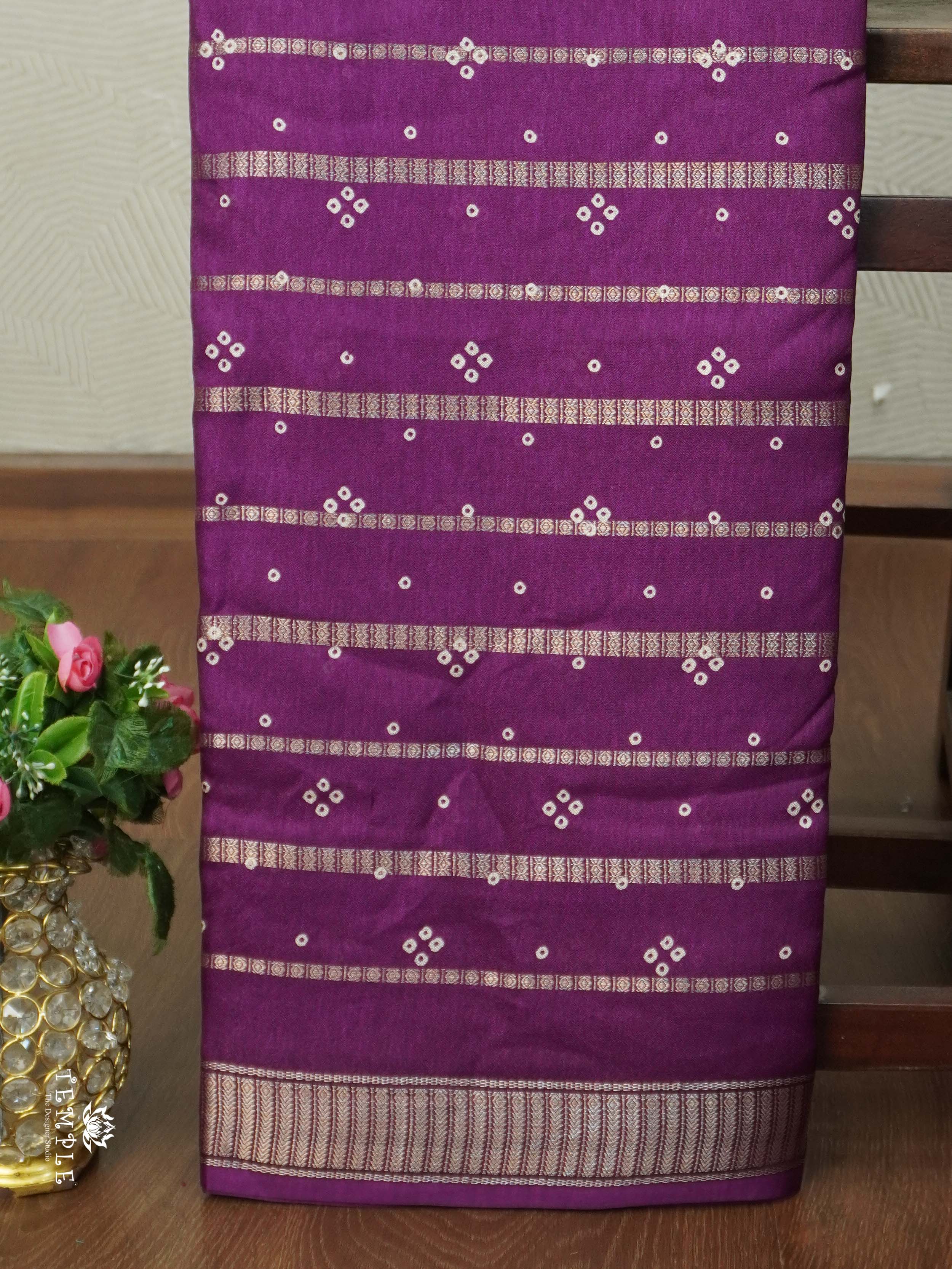 Bandhini Design Georgette Saree | TTDS2644