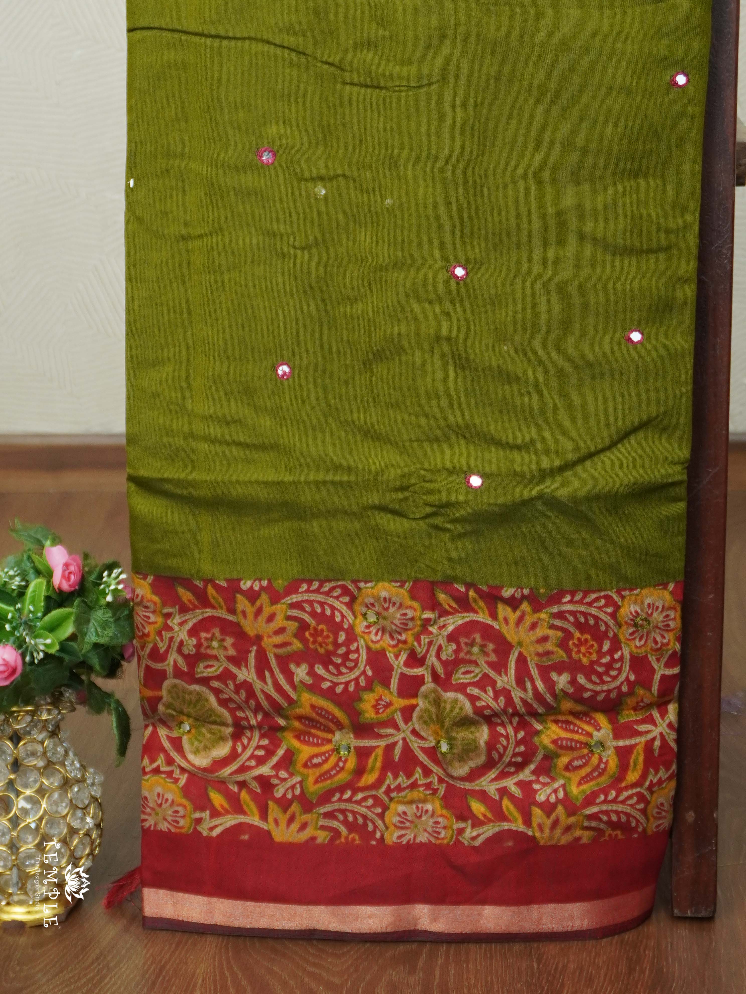 Fancy Soft Cotton Saree | TTDS2231