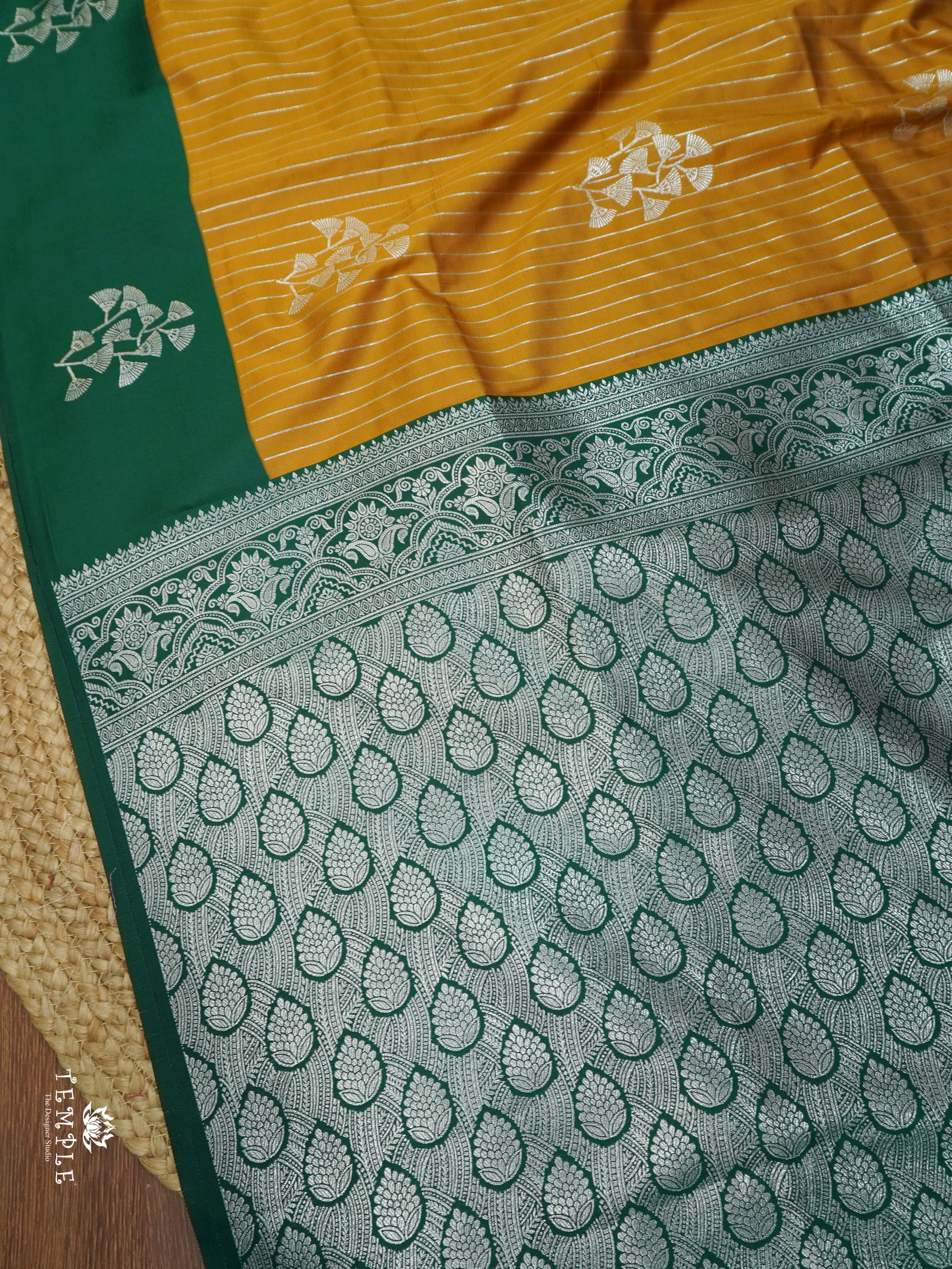 Lichi Silk Saree With Zari woven Pattern | TTDS2101