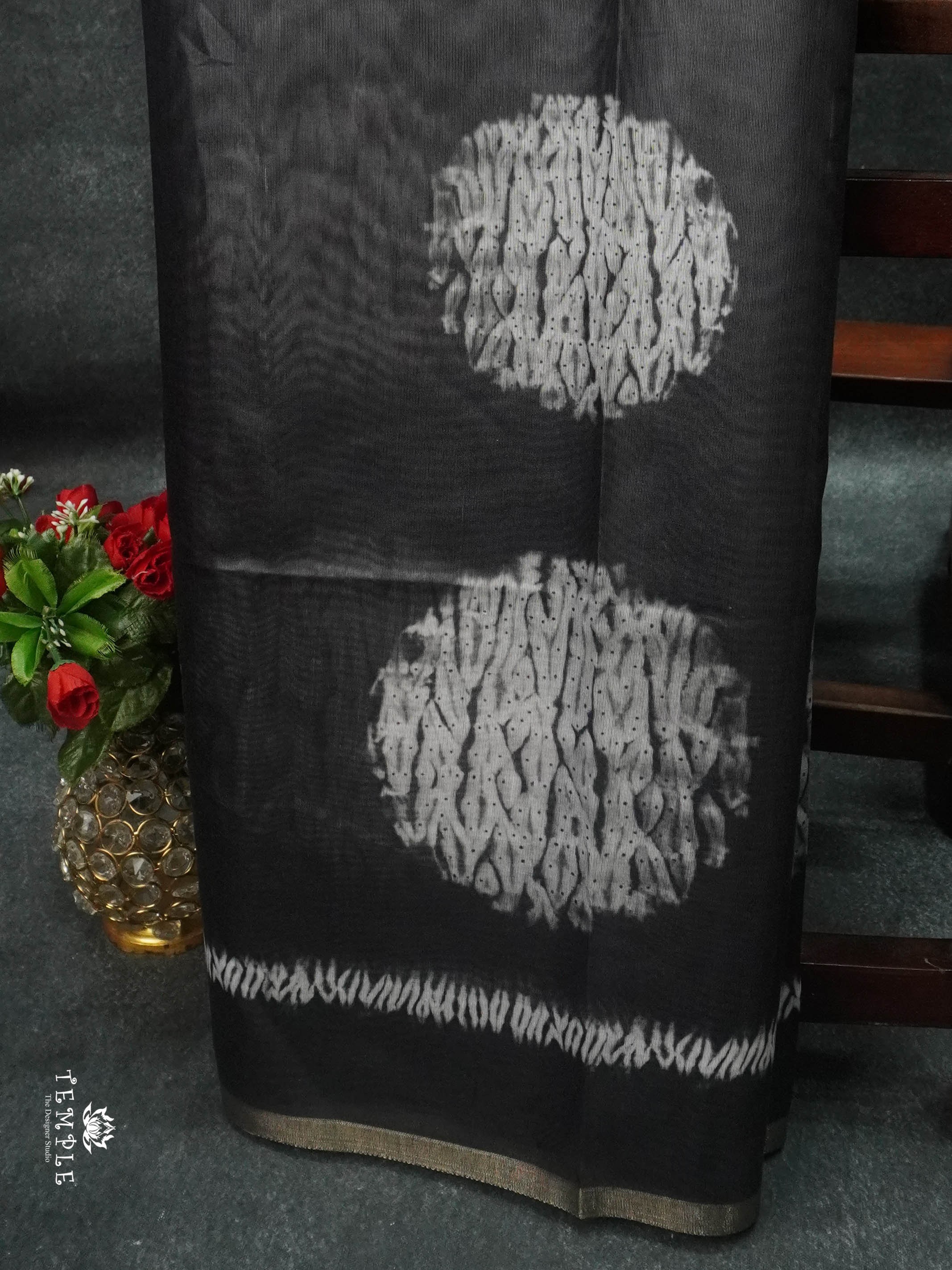 Summer Loom Cotton Saree(Shibori Printed) | TTDS1688