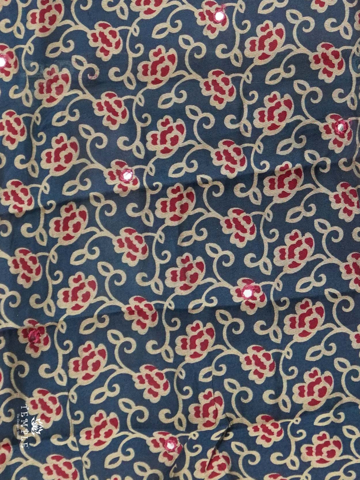 Fancy Soft Cotton Saree (Reddinsh Pink) | TTDS2231