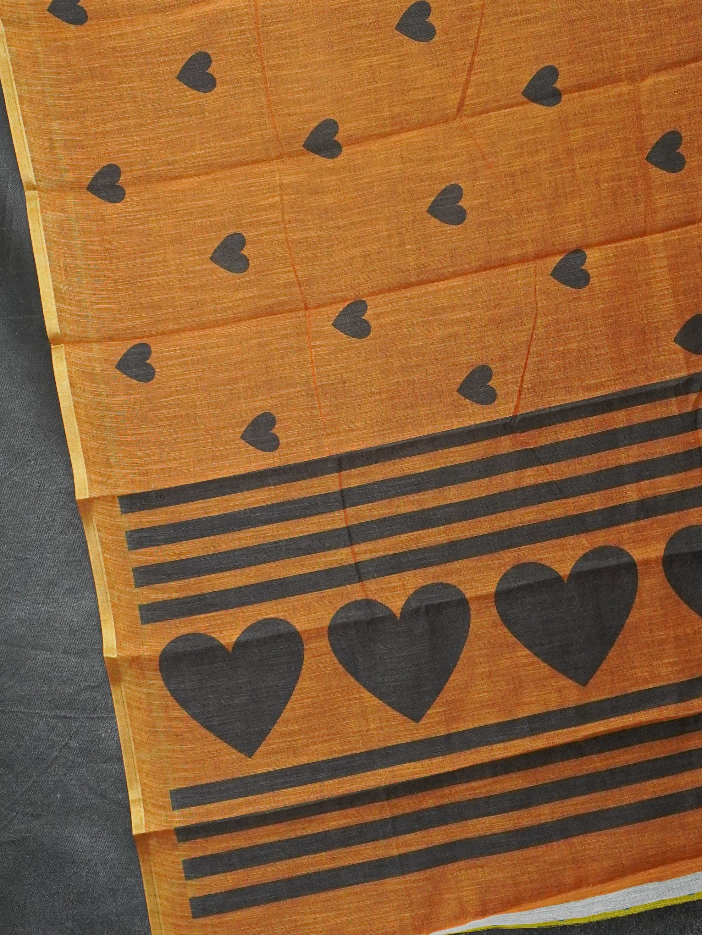 Jute Cotton Saree | TTDS3559