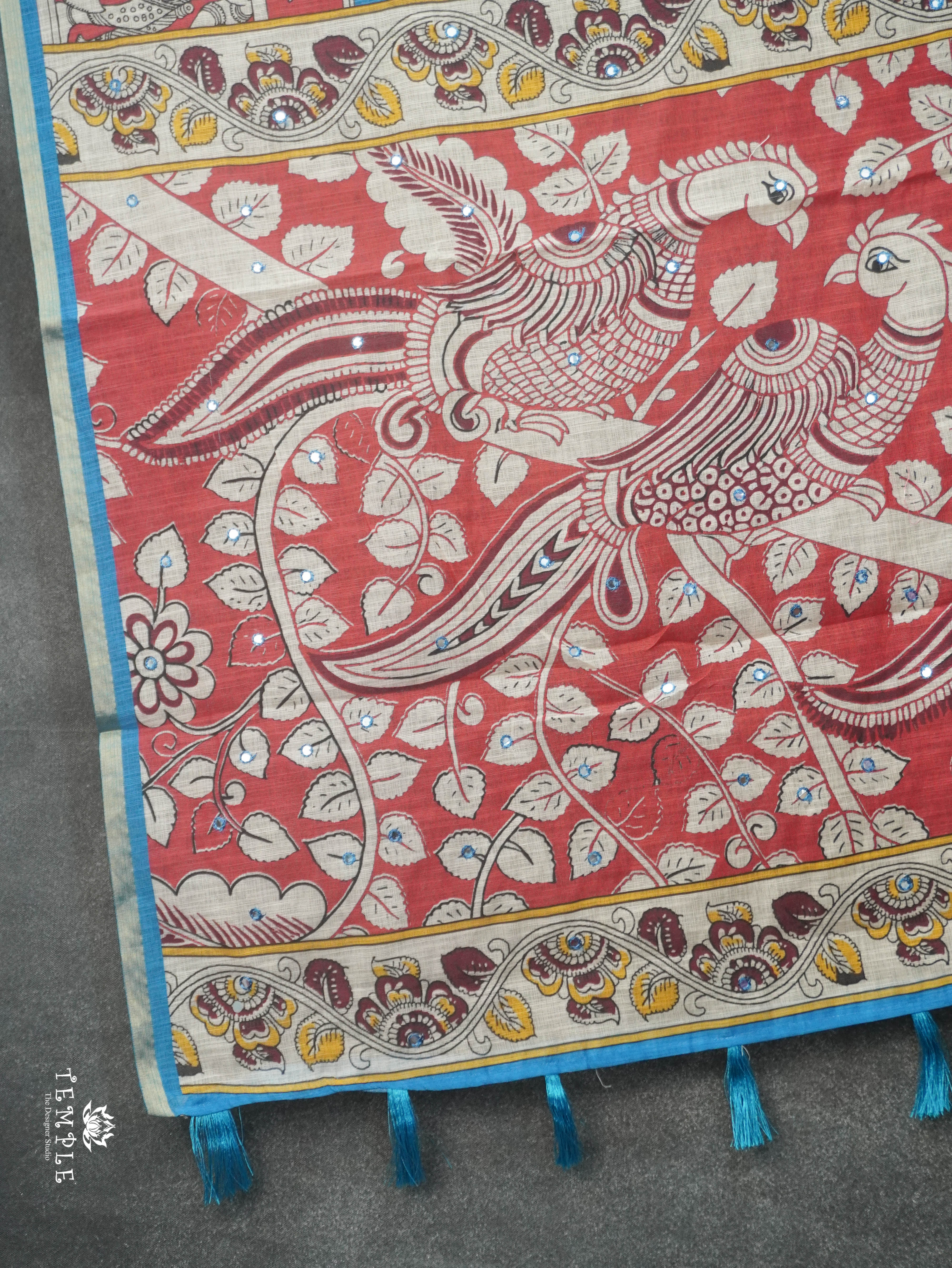 Linen Cotton Saree | TTDS3143