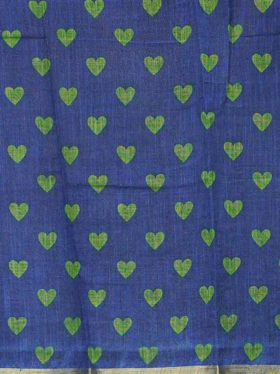 Jute Cotton Saree | TTDS3559