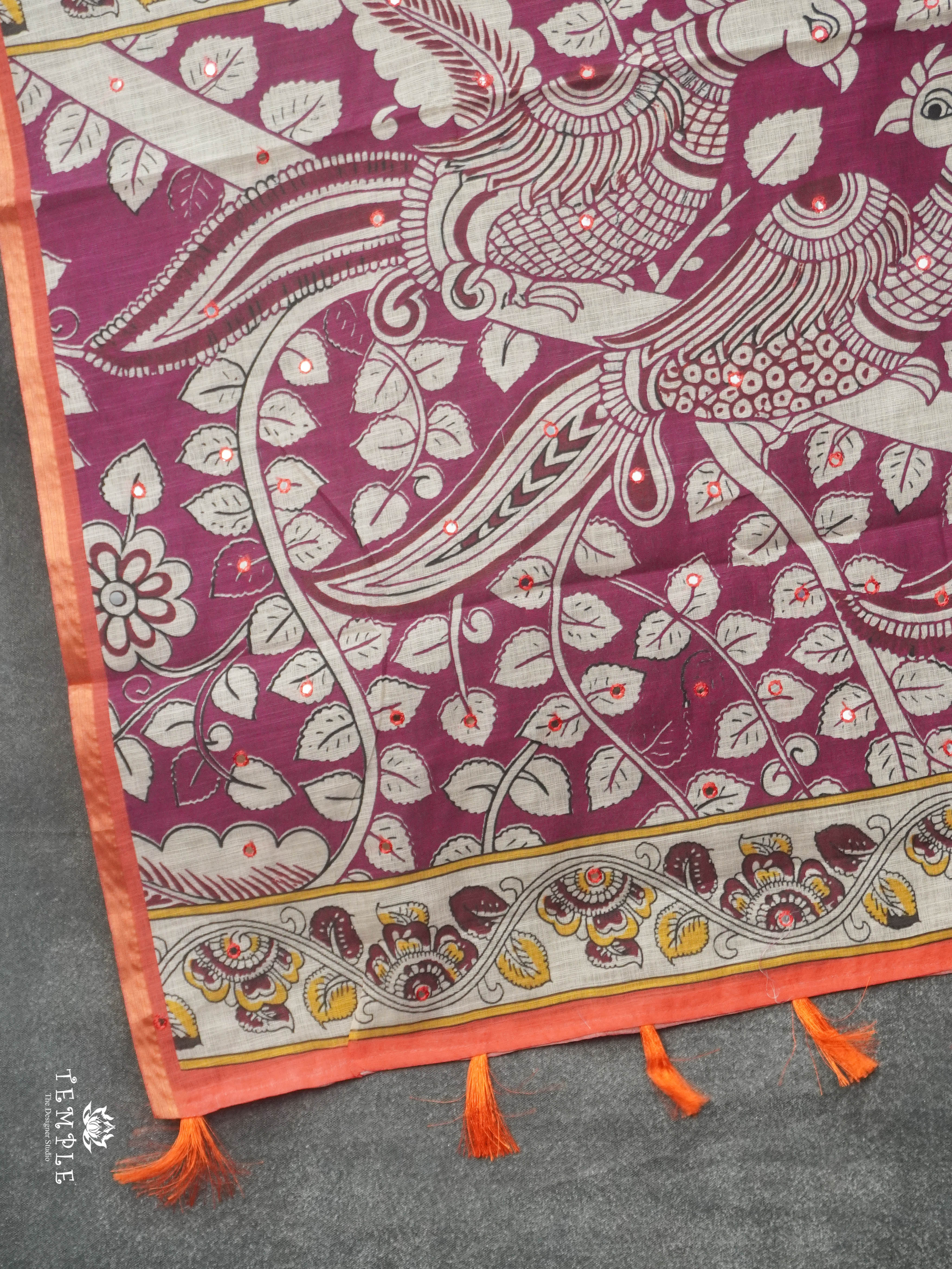 Linen Cotton Saree | TTDS3143