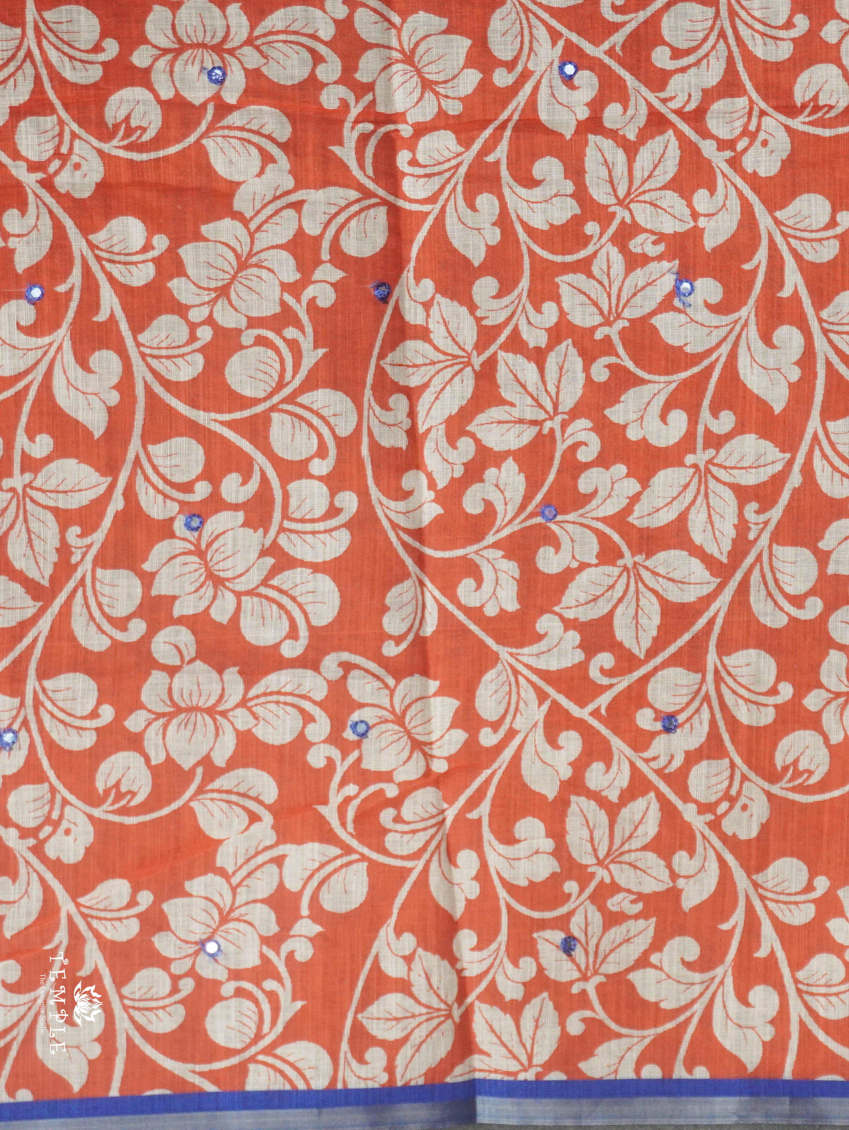 Linen Cotton Saree | TTDS3143
