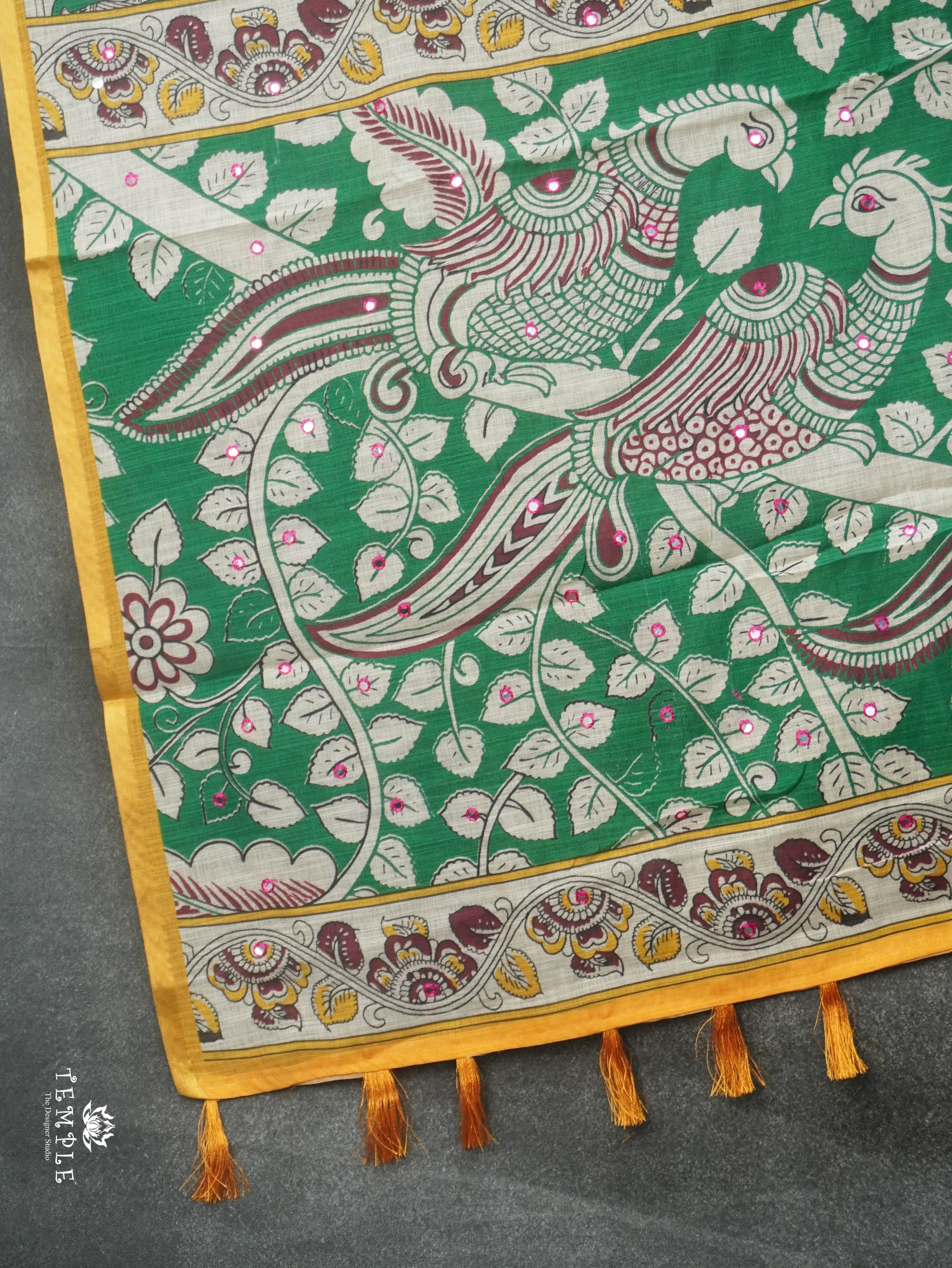 Linen Cotton Saree | TTDS3143
