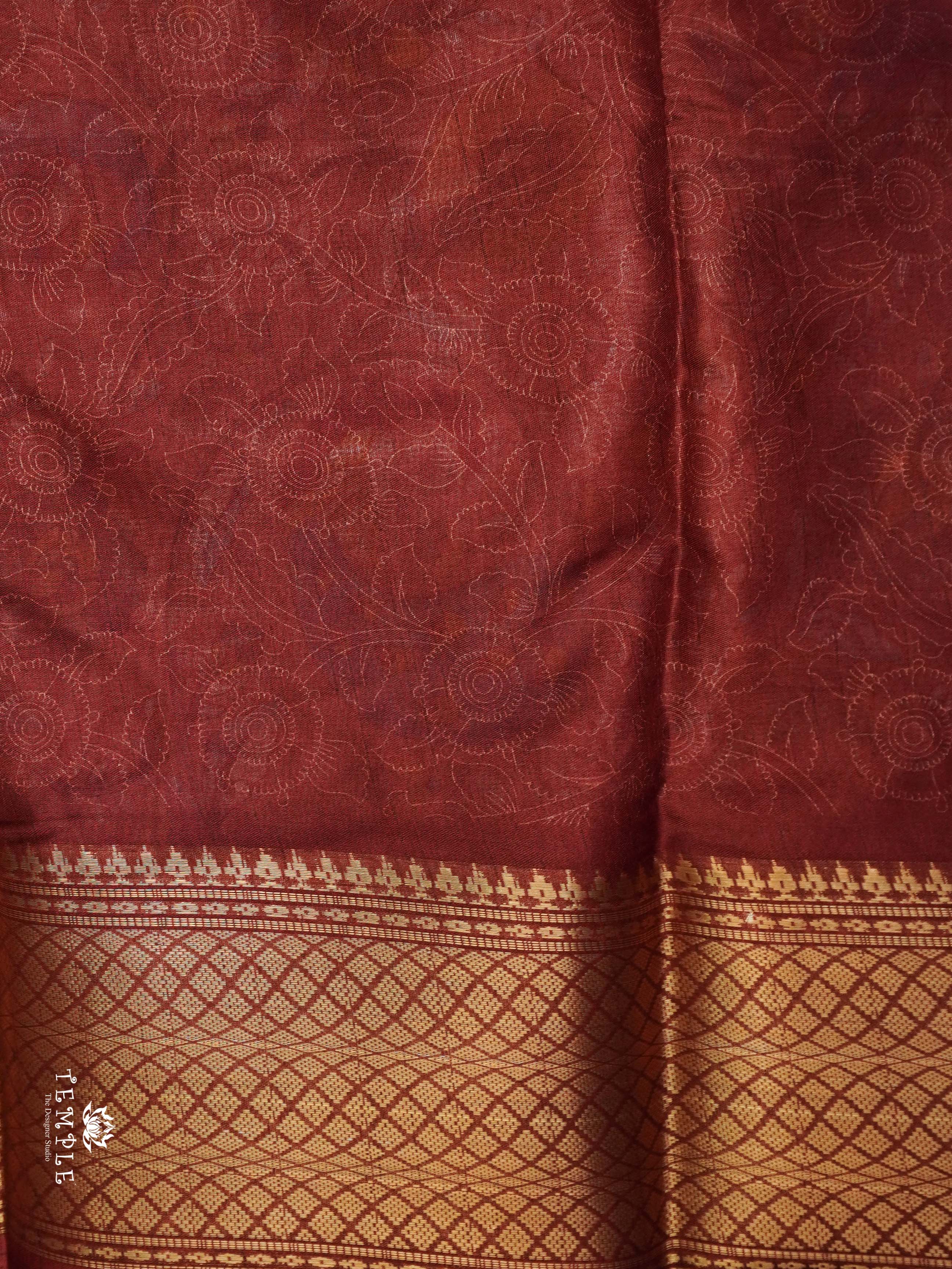 Printed Dola Saree | TTDS2138