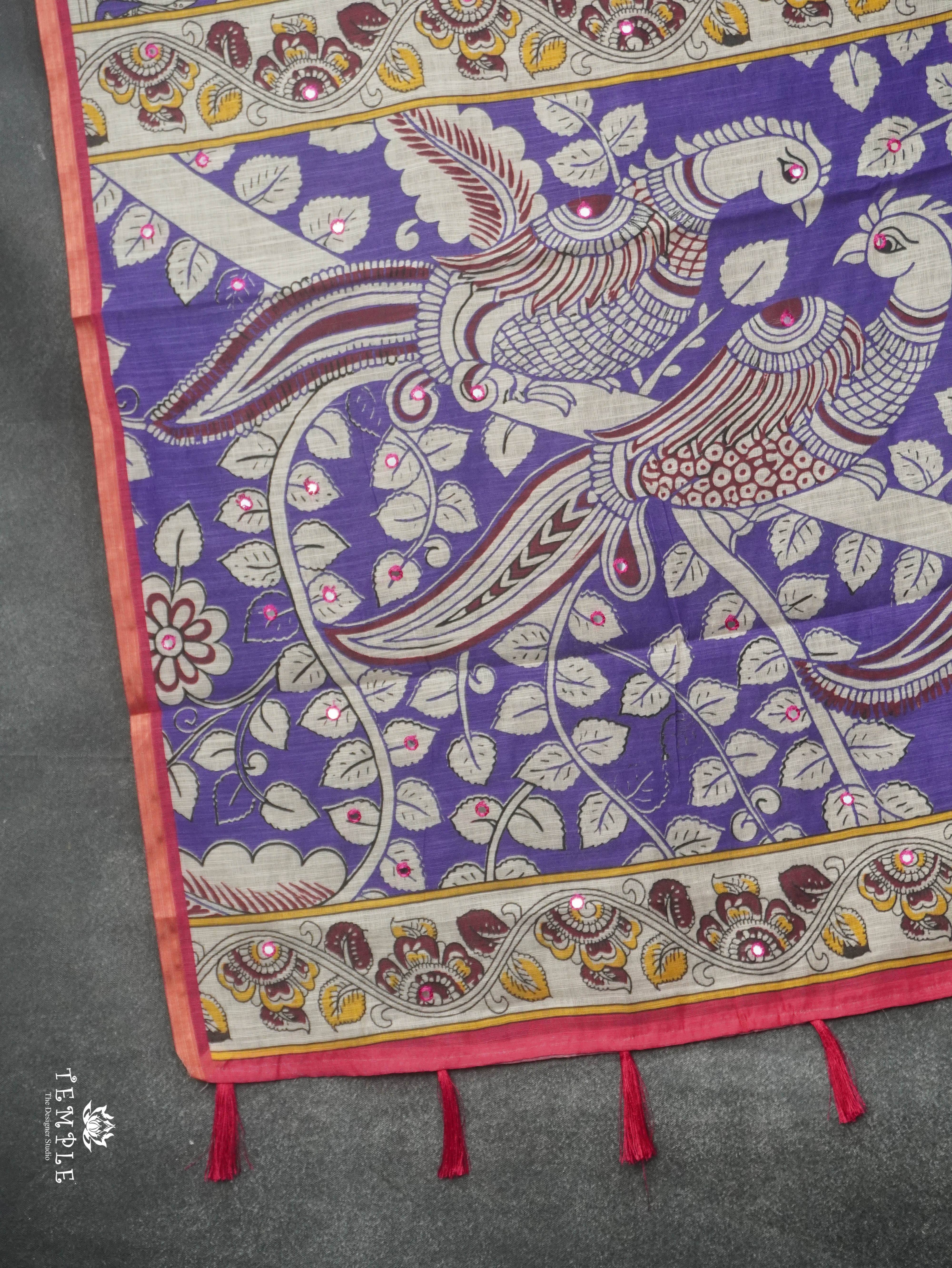Linen Cotton Saree | TTDS3143