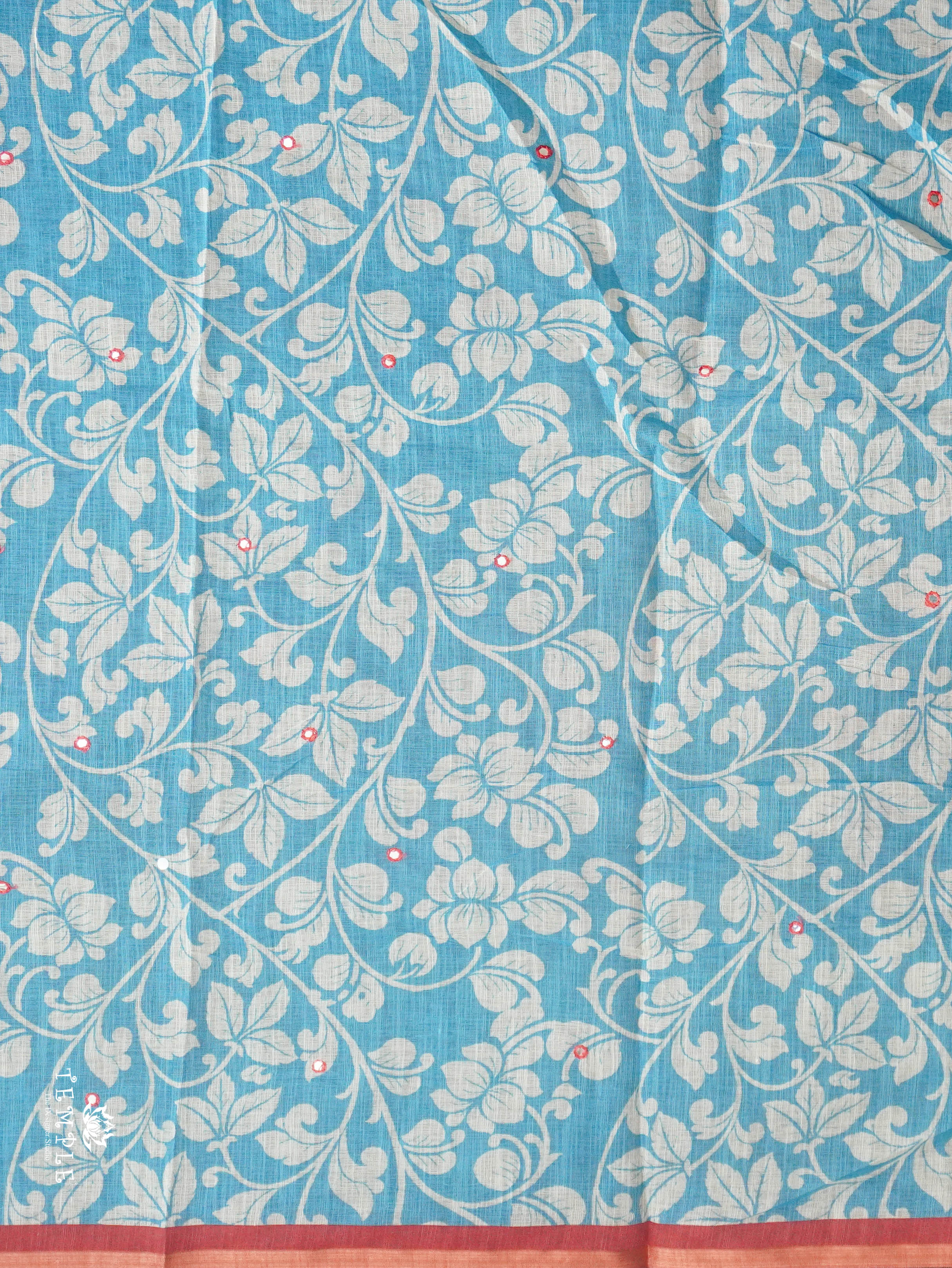 Linen Cotton Saree | TTDS3143
