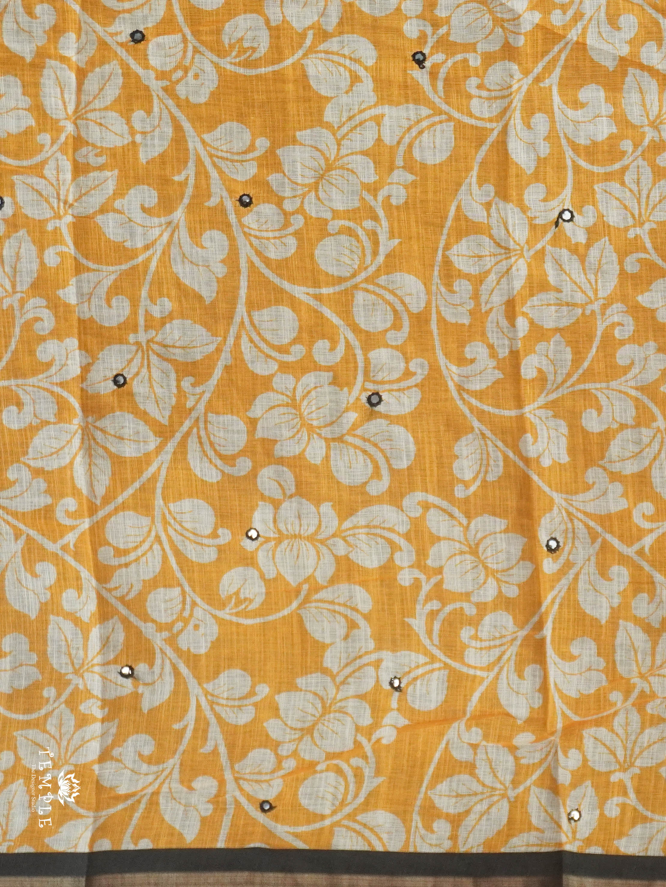 Linen Cotton Saree | TTDS3143