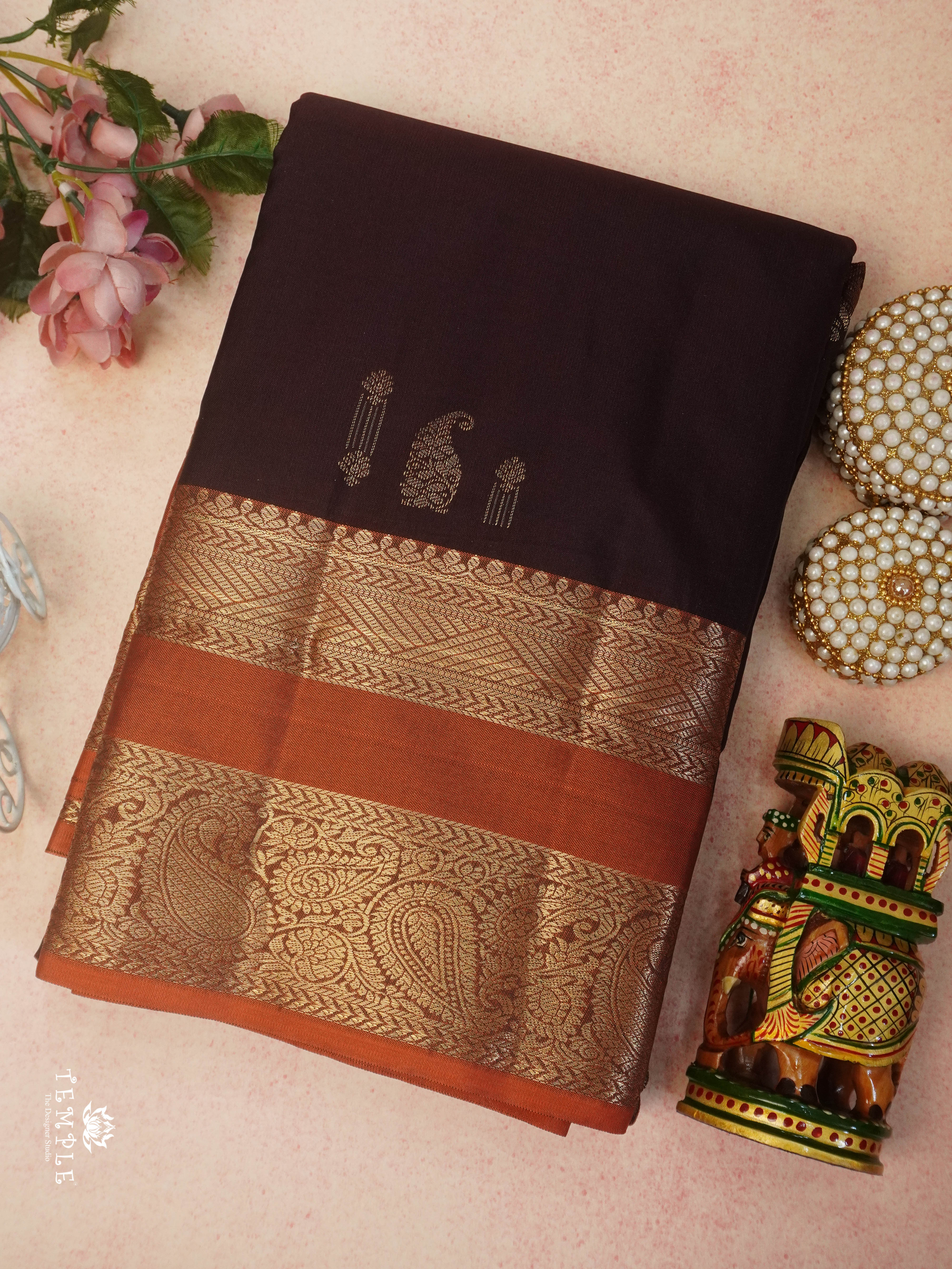 Semi Kanchi Silk Saree | TTDS3141