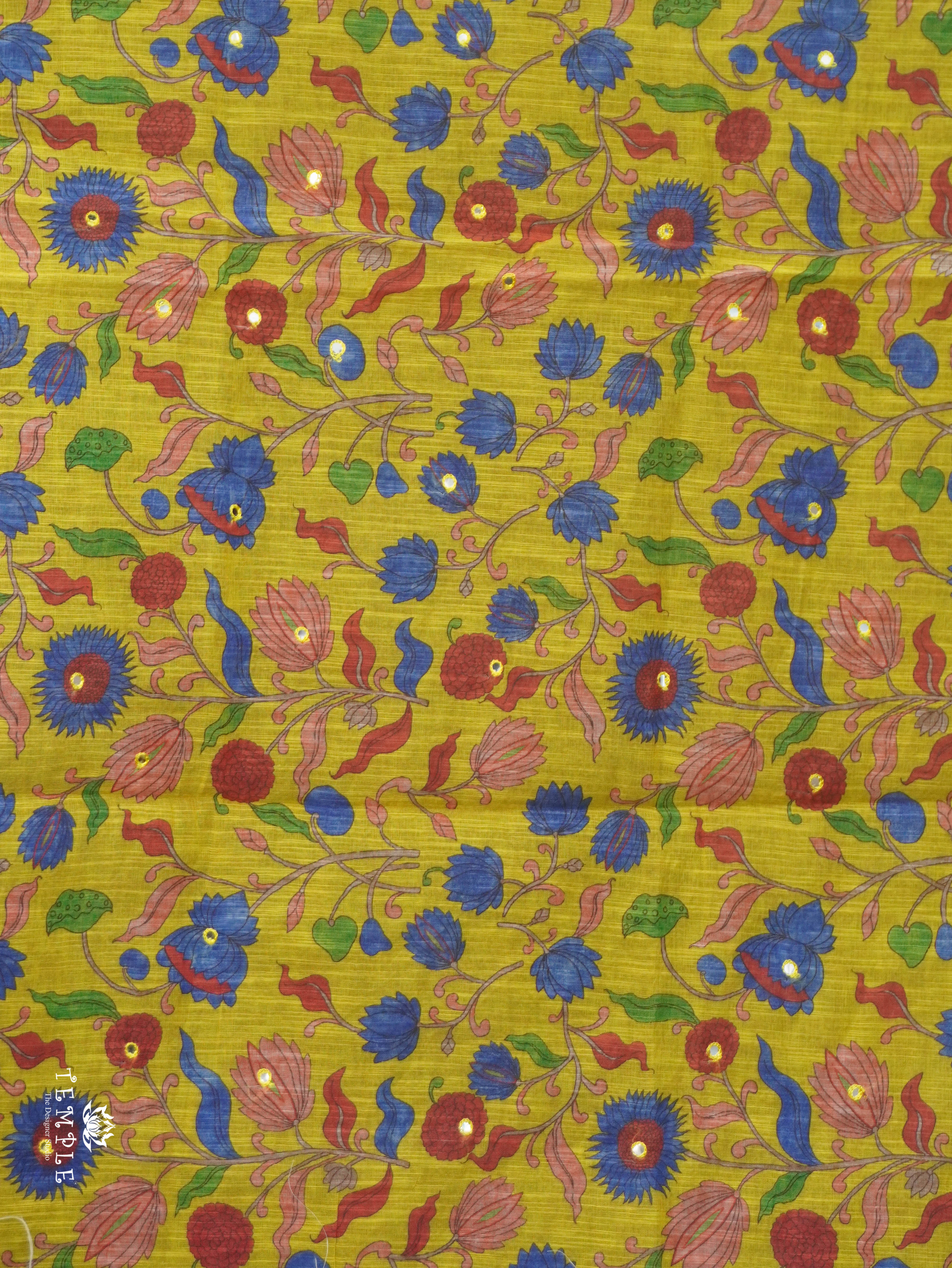 Linen Cotton Saree | TTDS3142