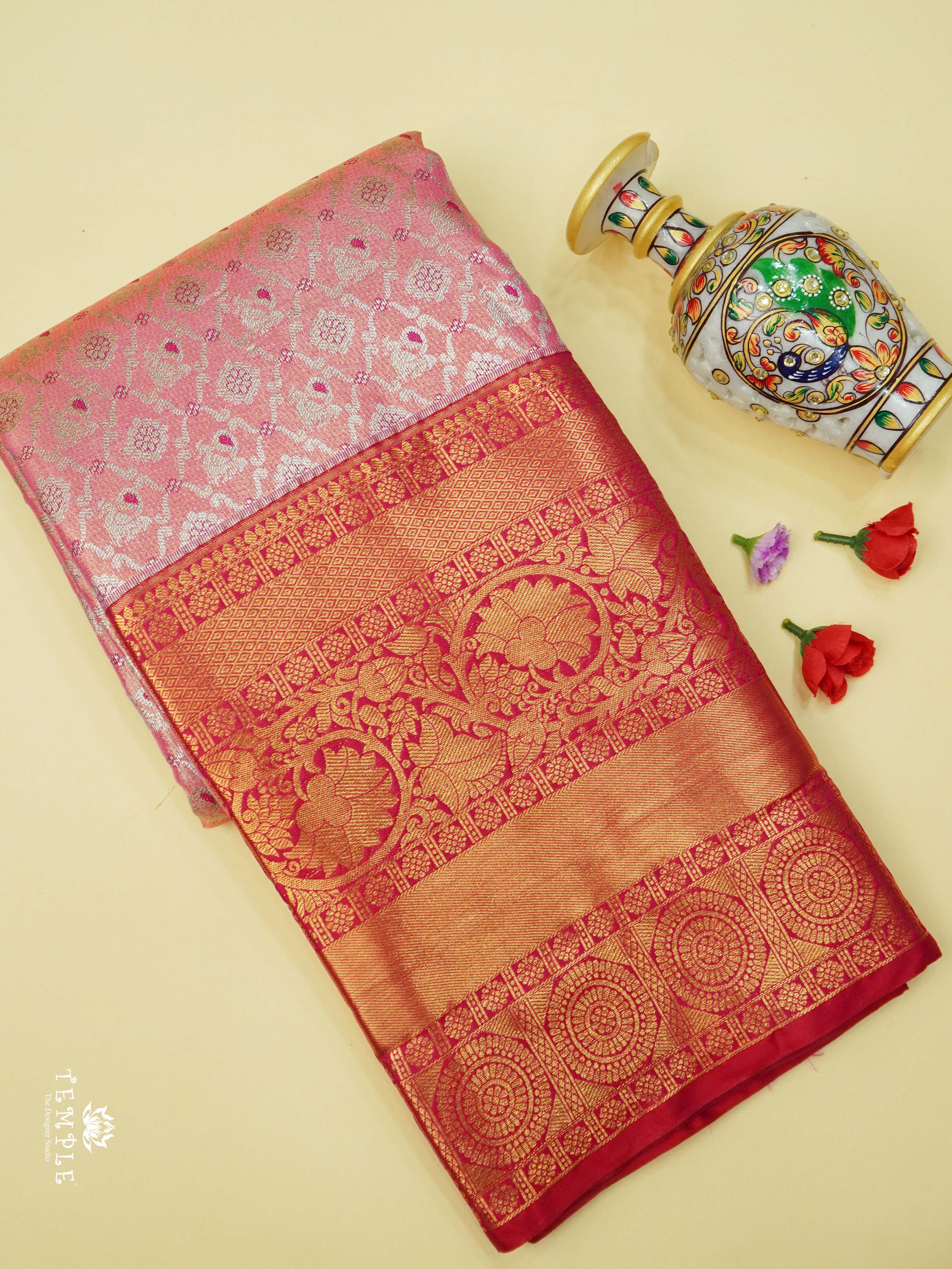 Dharmavaram Semi Silk Saree | TTDS2141