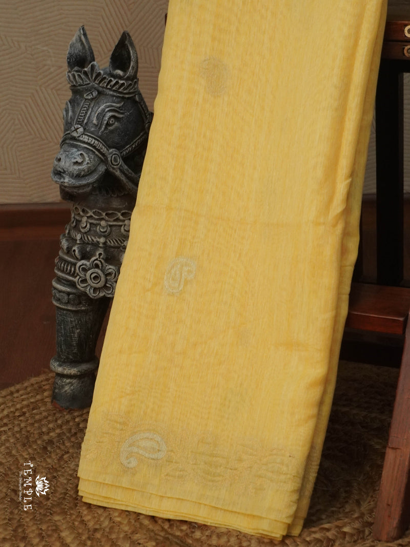 Linen Silk Saree | TTDS3151