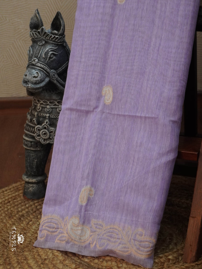 Linen Silk Saree | TTDS3151