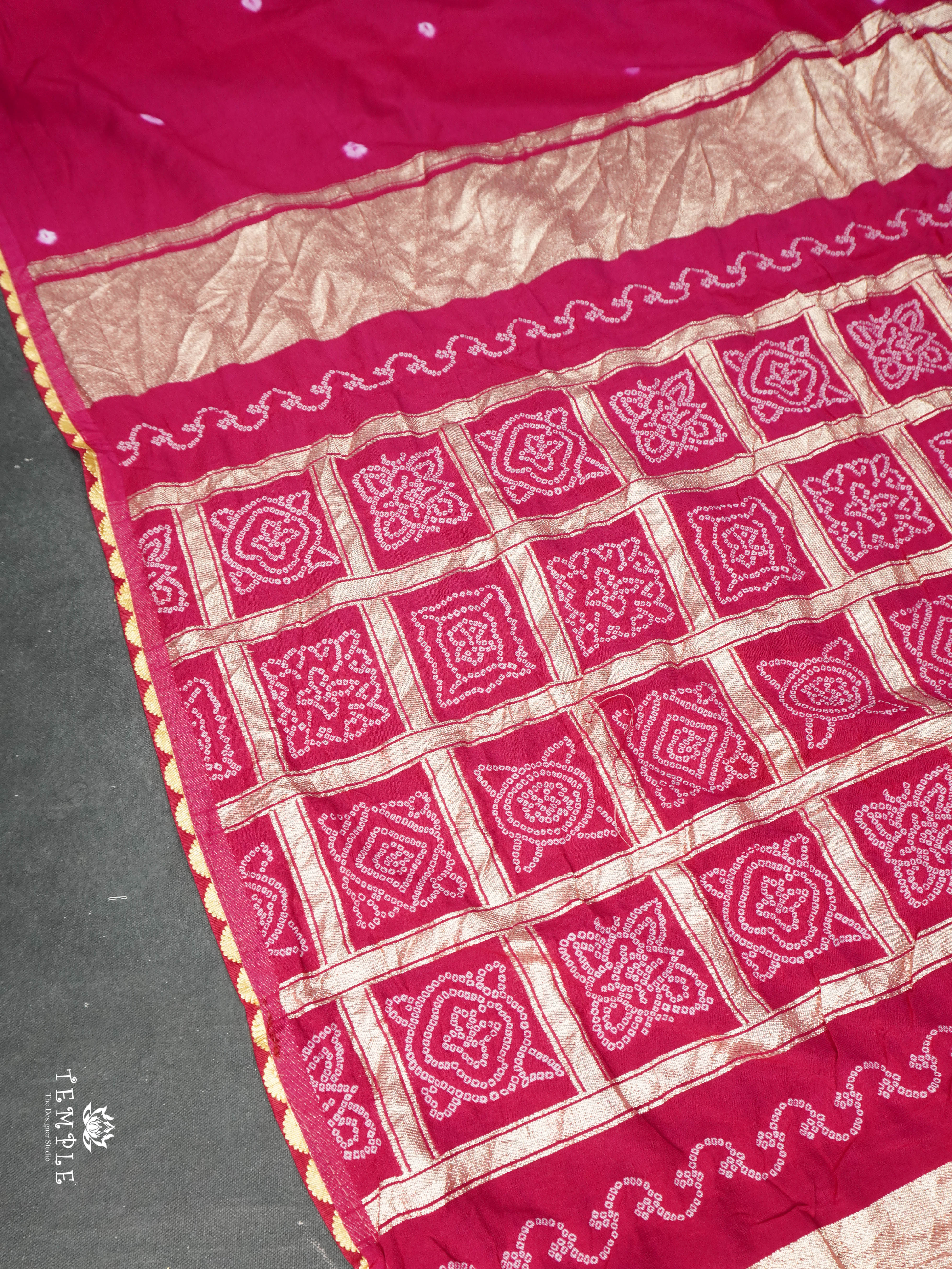 Bandhini Printed Modal Silk Saree | TTDS1683