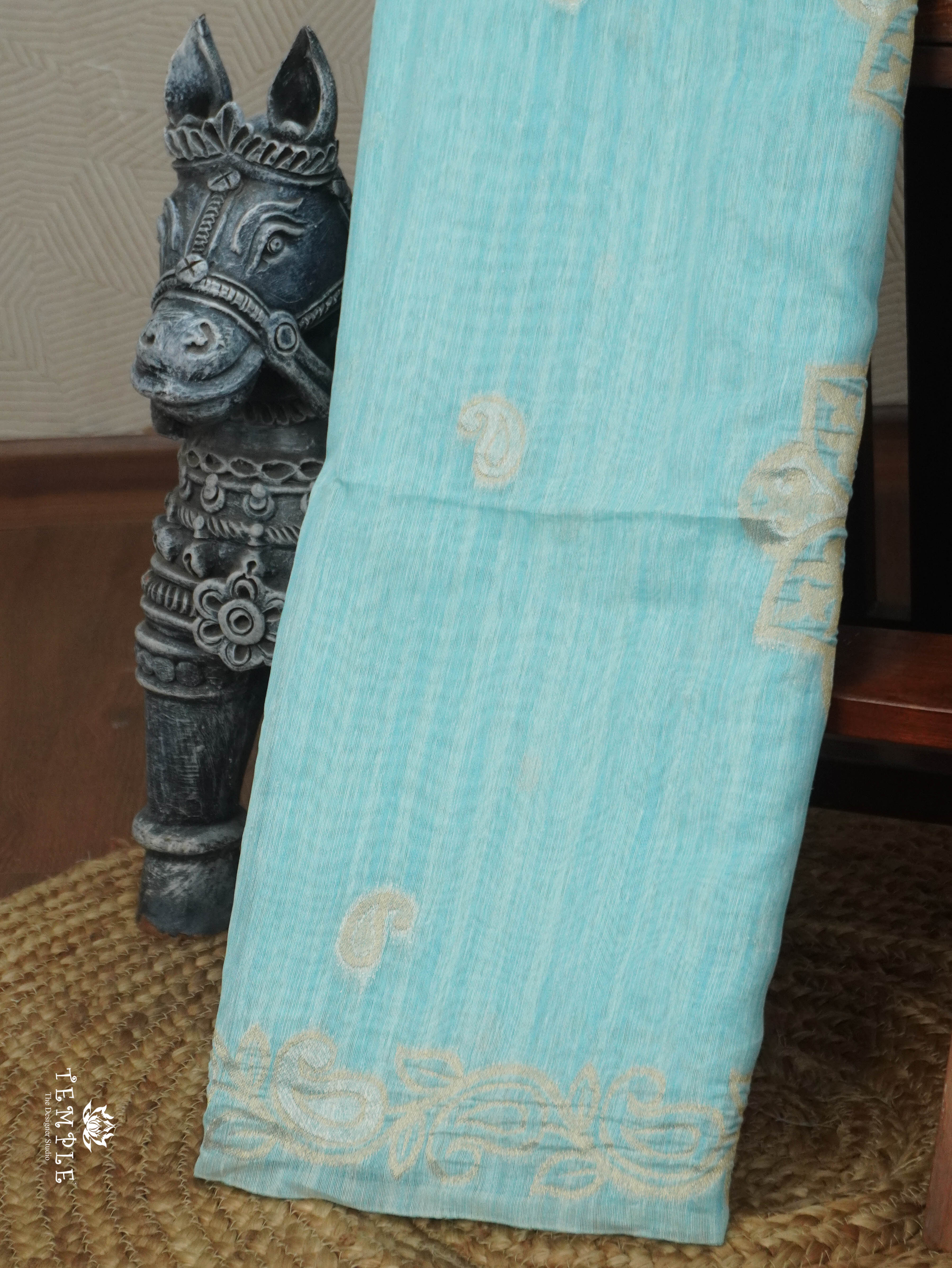Linen Silk Saree | TTDS3151