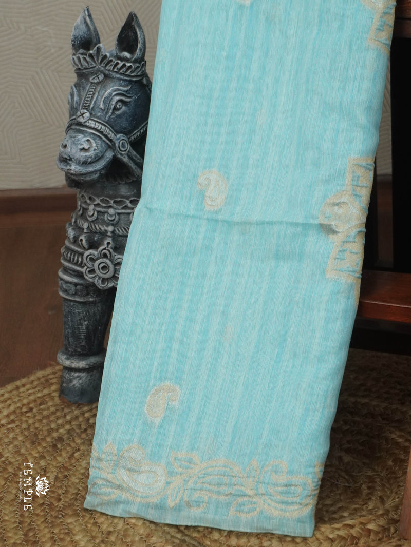 Linen Silk Saree | TTDS3151