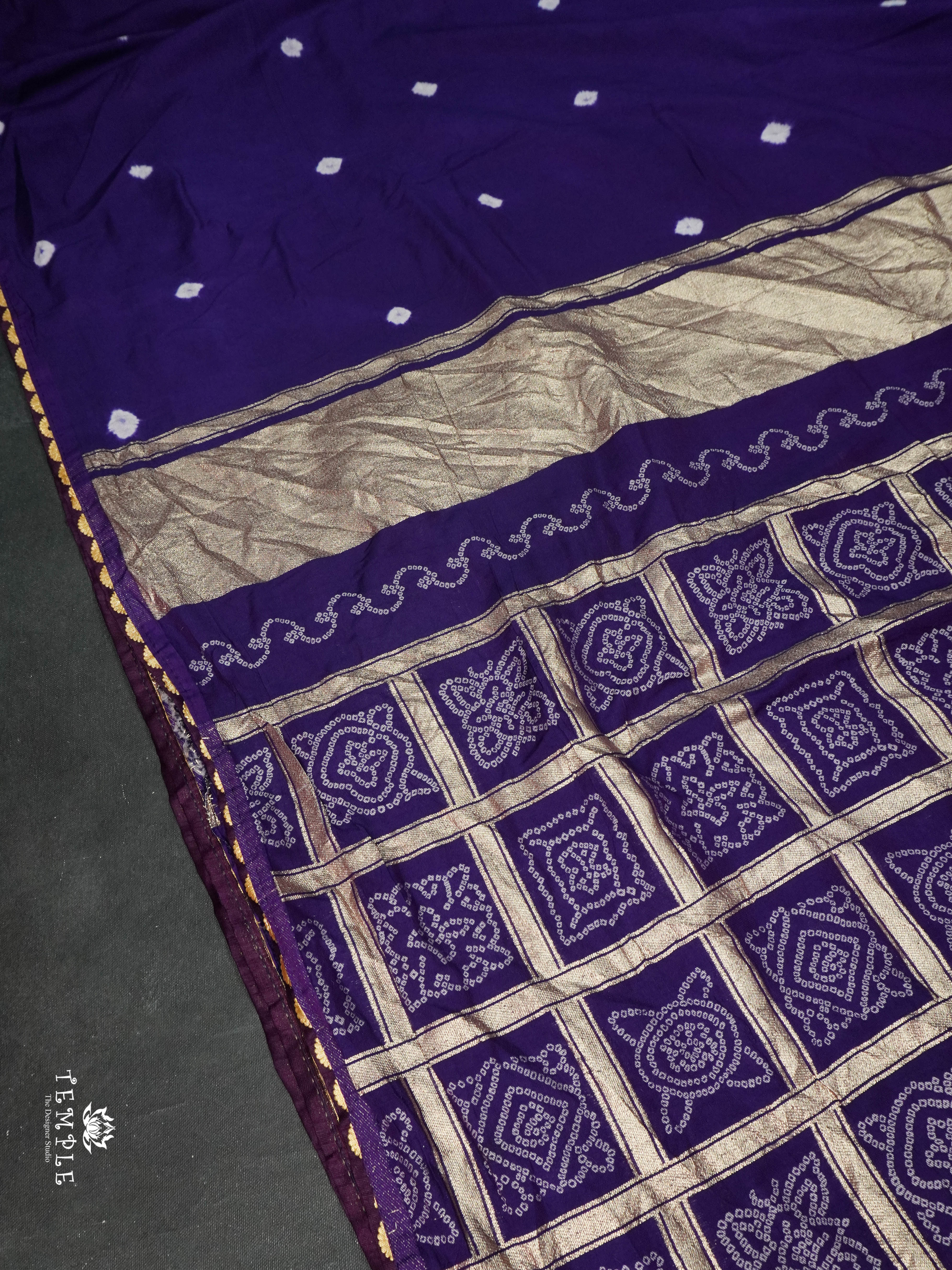 Bandhini Printed Modal Silk Saree | TTDS1683