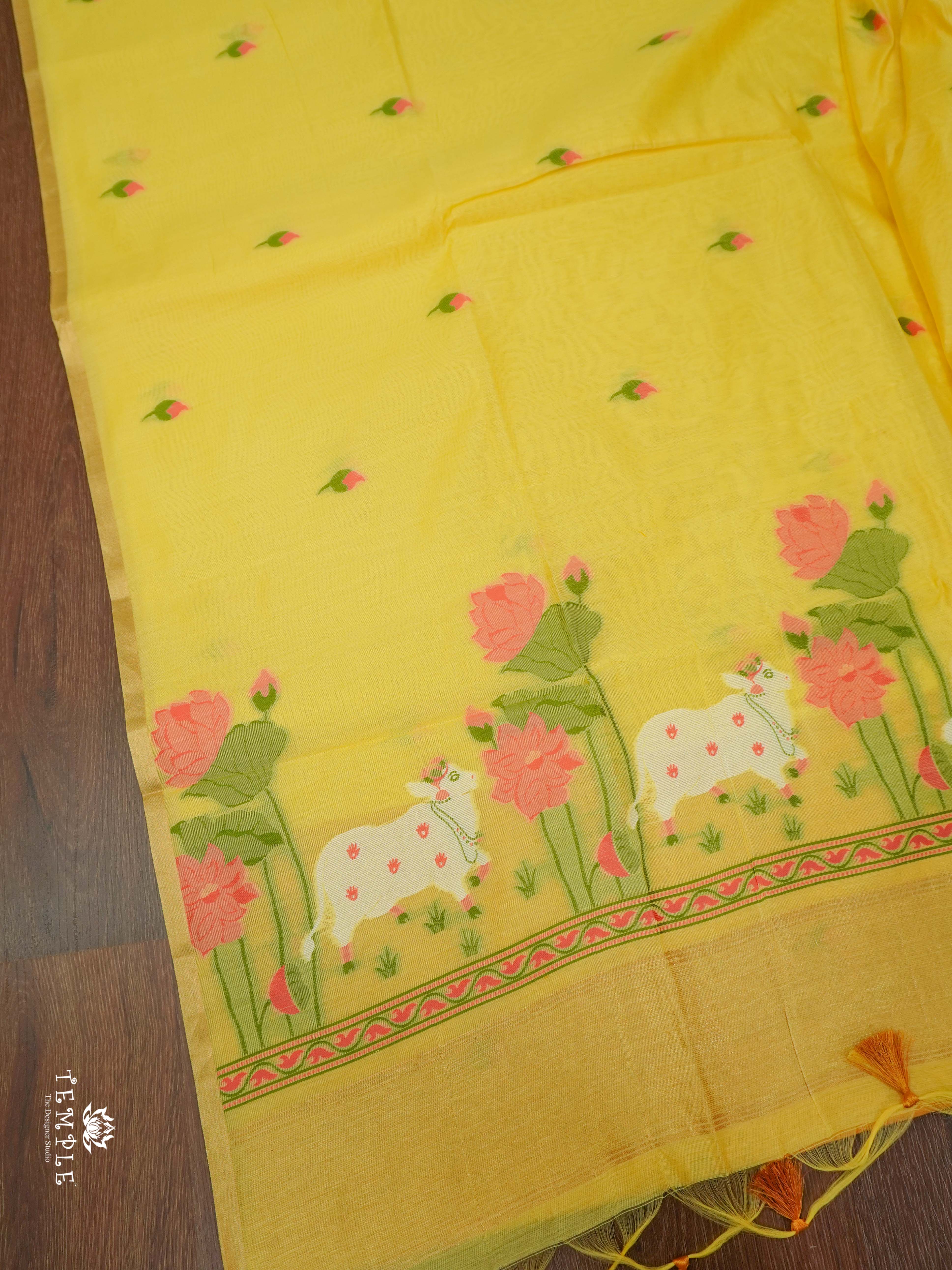 Chanderi Cotton Saree | TTDS2143