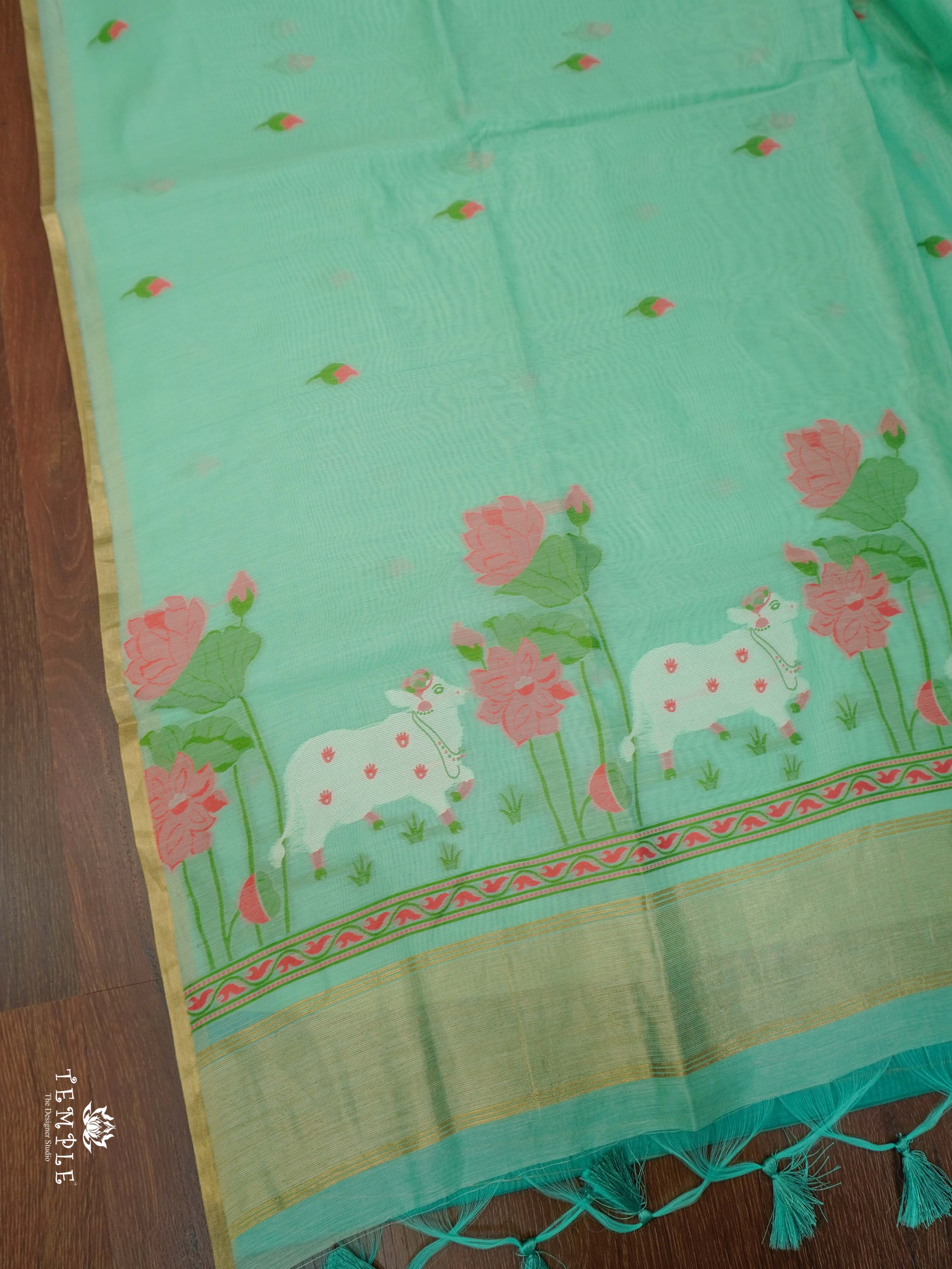 Chanderi Cotton Saree | TTDS2143