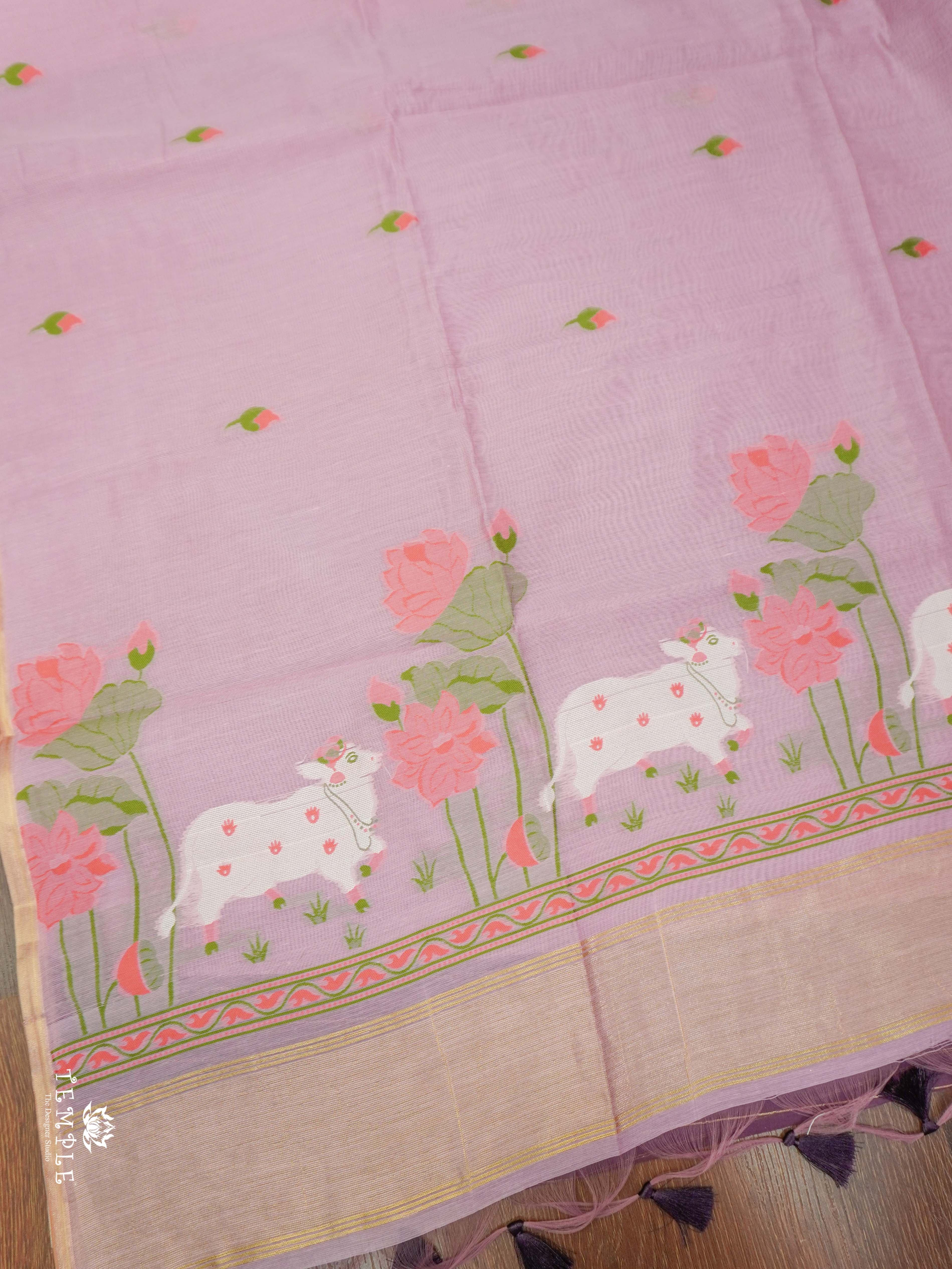 Chanderi Cotton Saree | TTDS2143