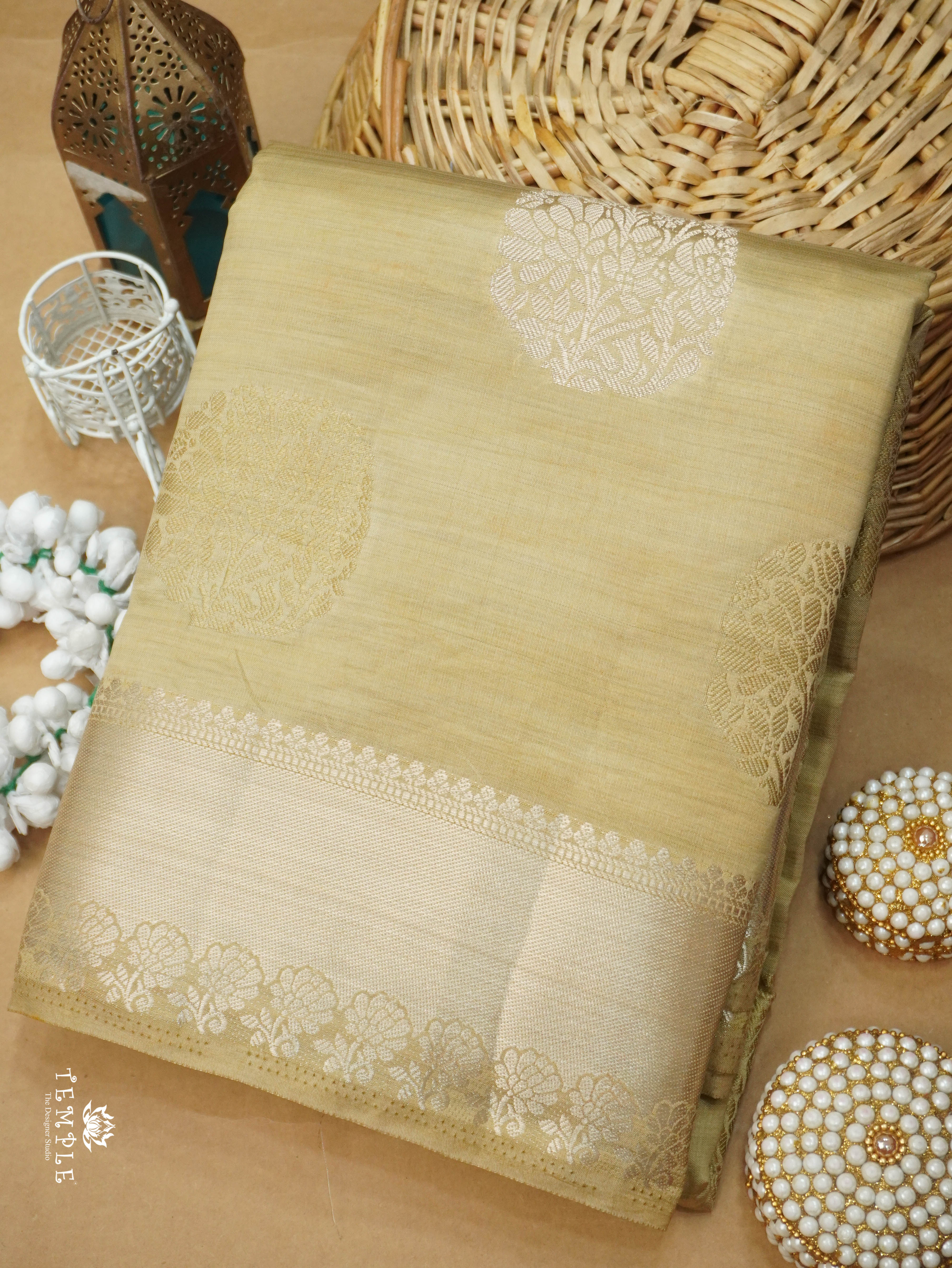 Semi Tussar Silk Saree | TTDS3147