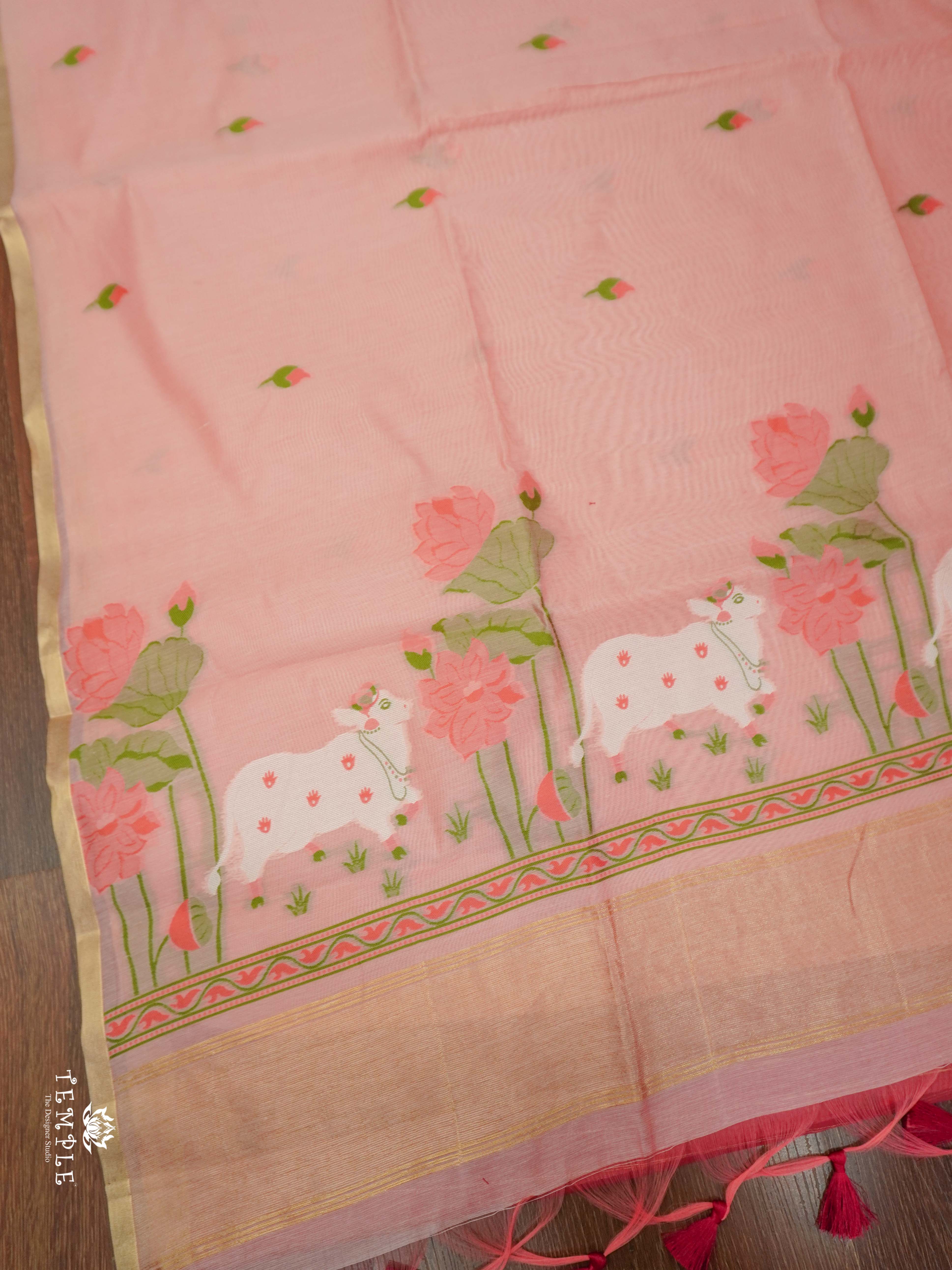 Chanderi Cotton Saree | TTDS2143