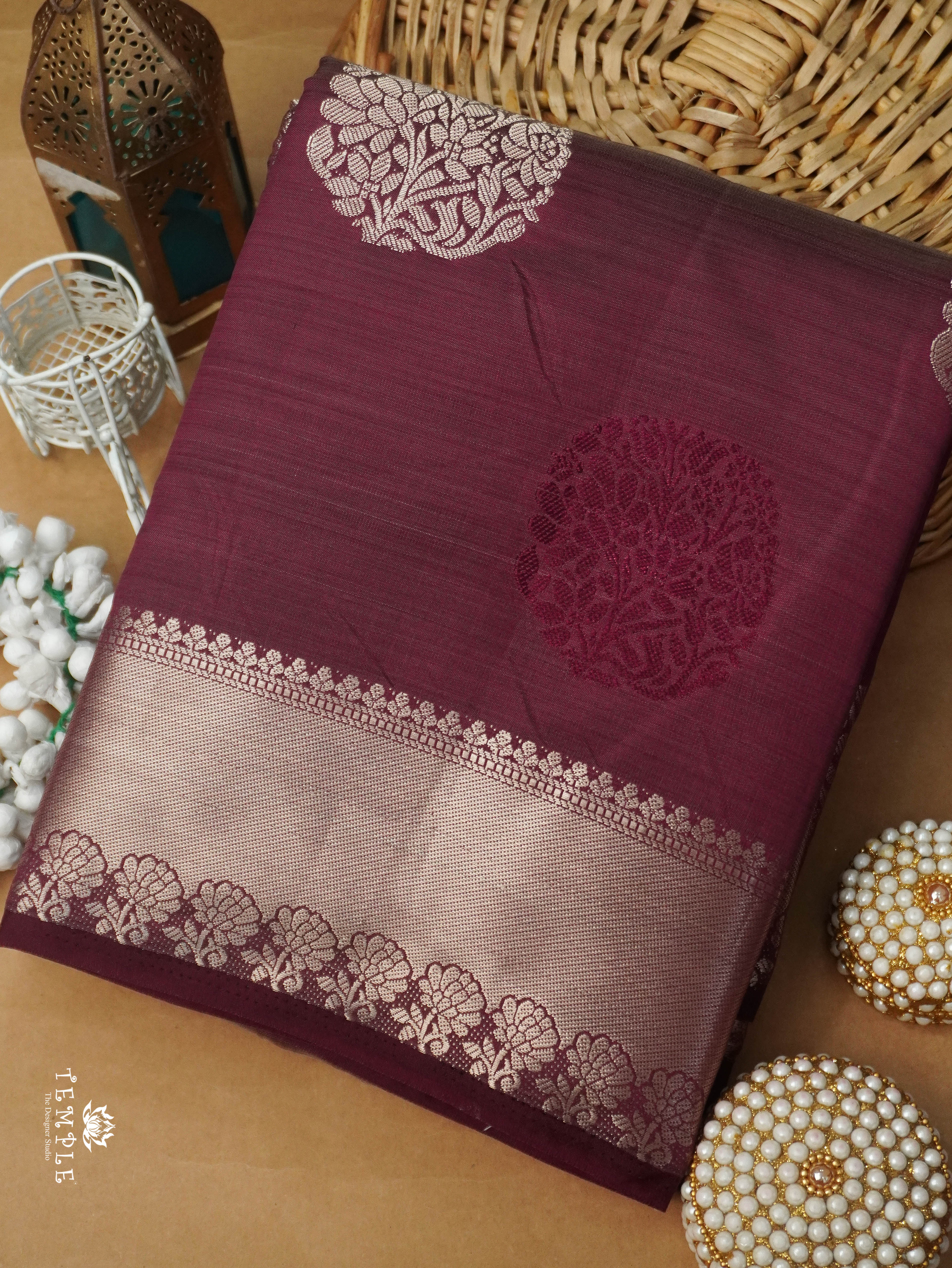 Semi Tussar Silk Saree | TTDS3147