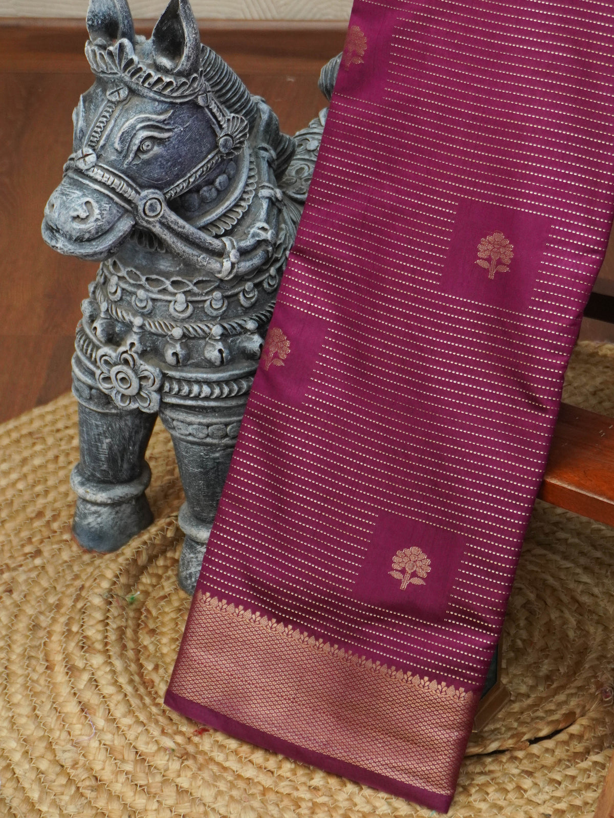 Semi Tussar Silk Saree | TTDS3565
