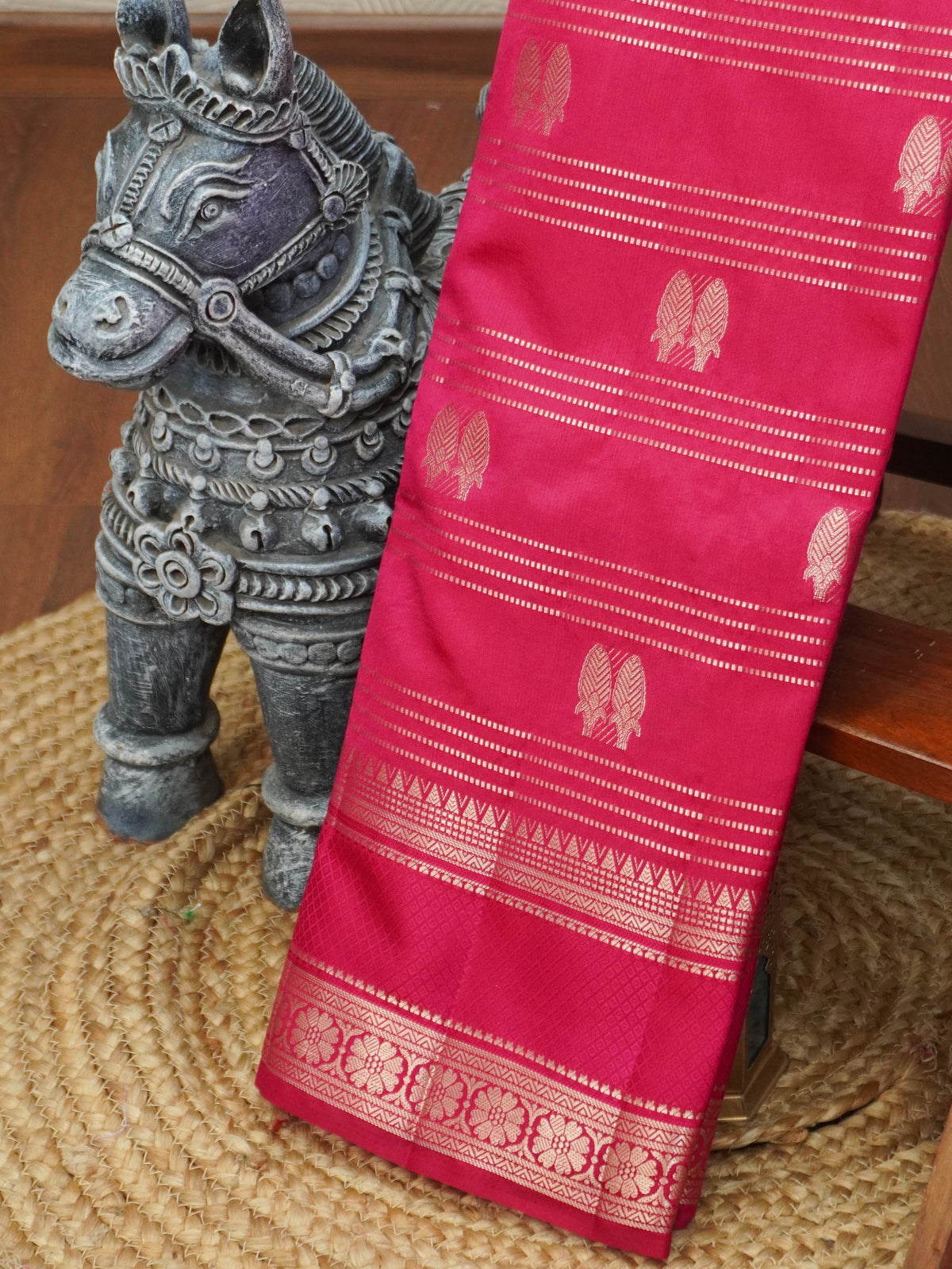 Semi Tussar Silk Saree | TTDS3563