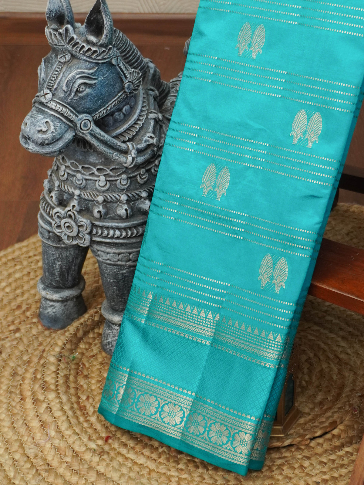 Semi Tussar Silk Saree | TTDS3563
