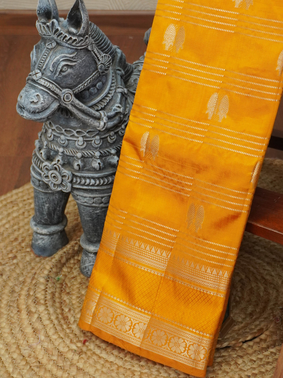 Semi Tussar Silk Saree | TTDS3563