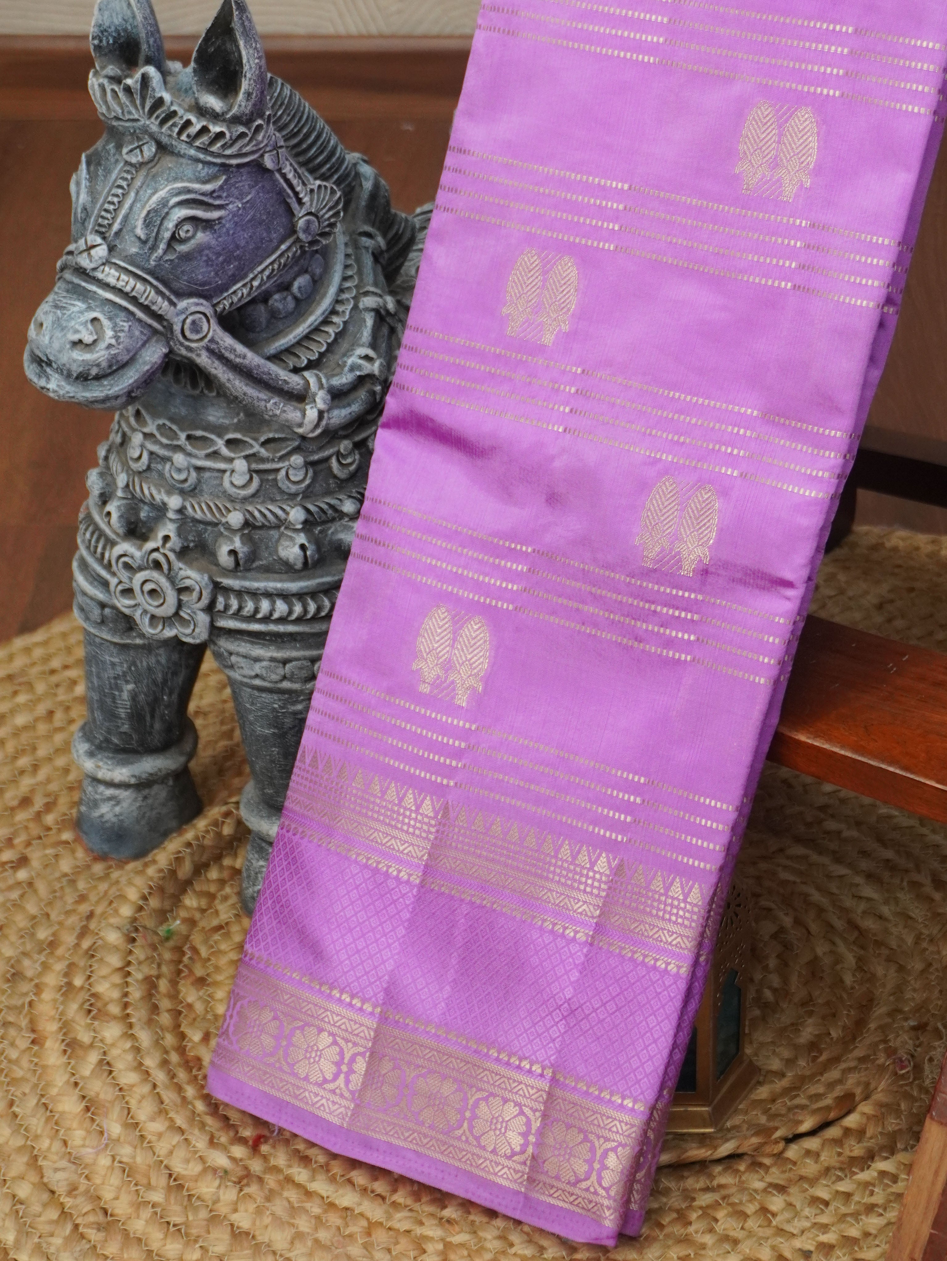 Semi Tussar Silk Saree | TTDS3563