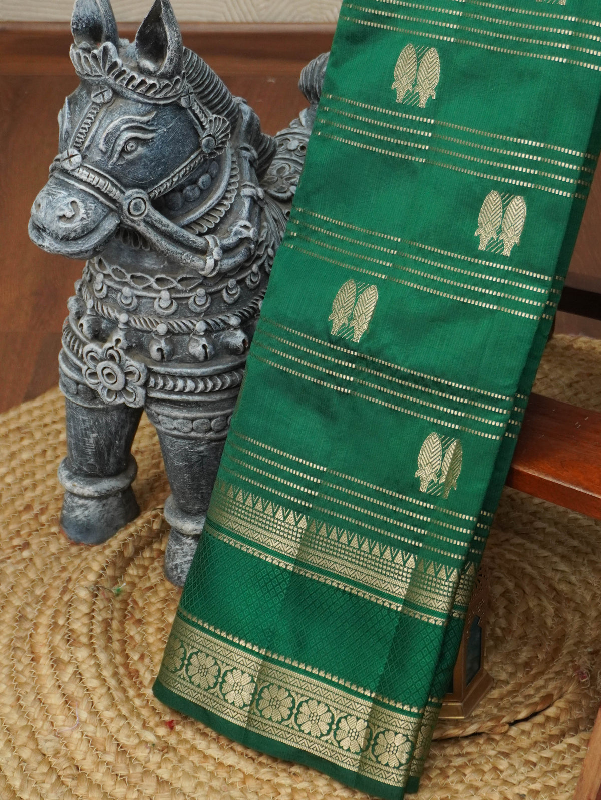 Semi Tussar Silk Saree | TTDS3563