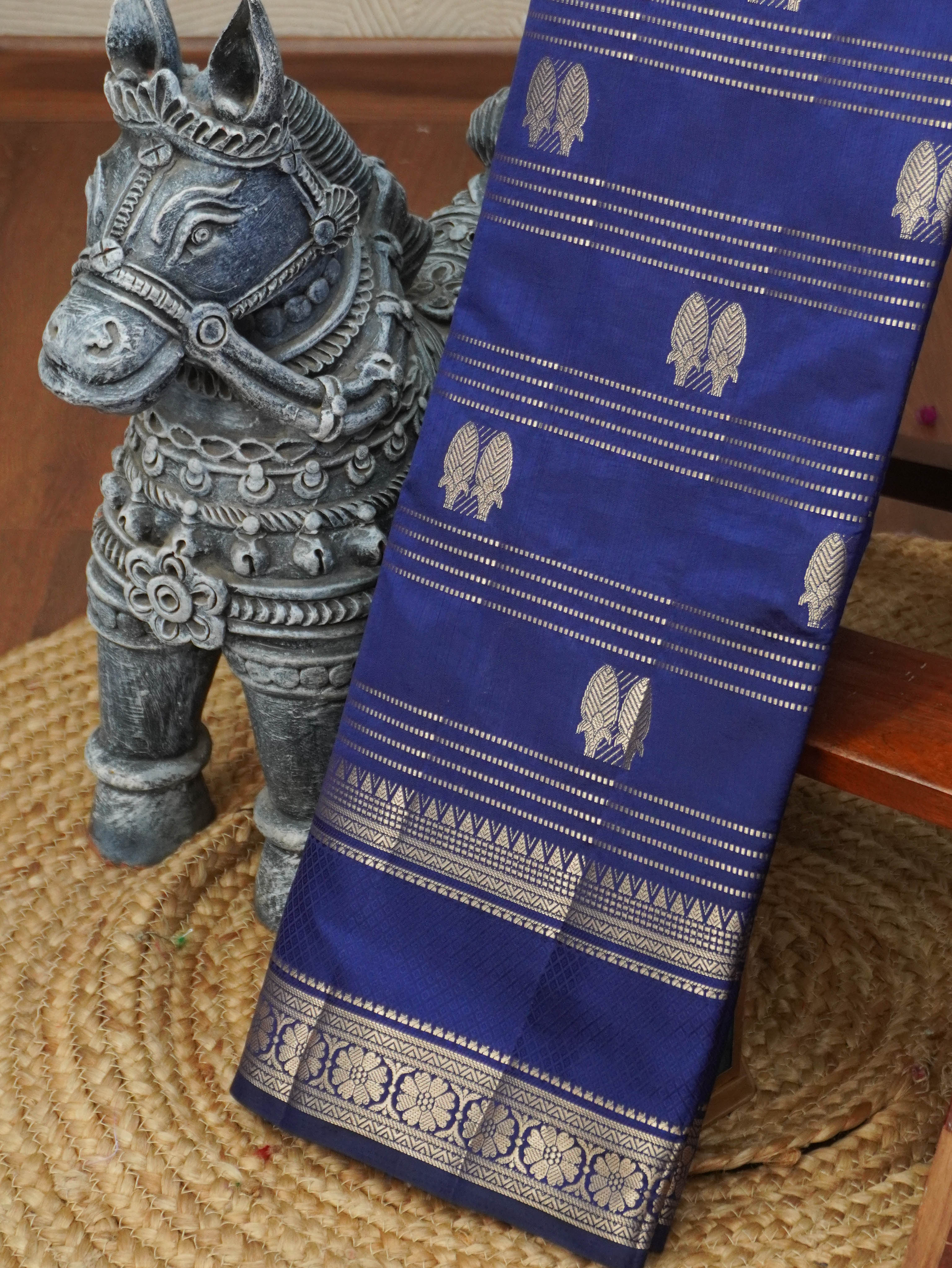Semi Tussar Silk Saree | TTDS3563