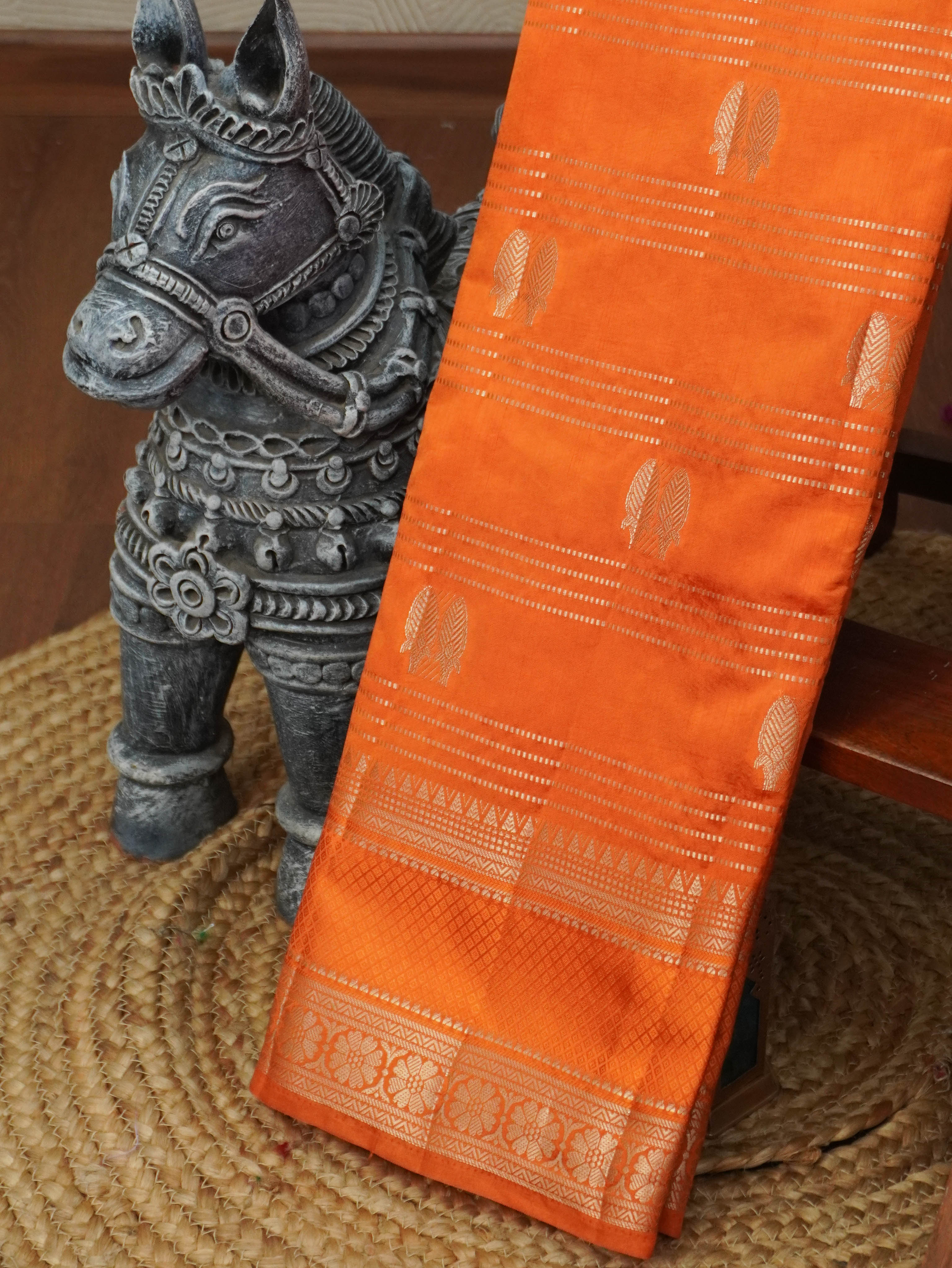 Semi Tussar Silk Saree | TTDS3563