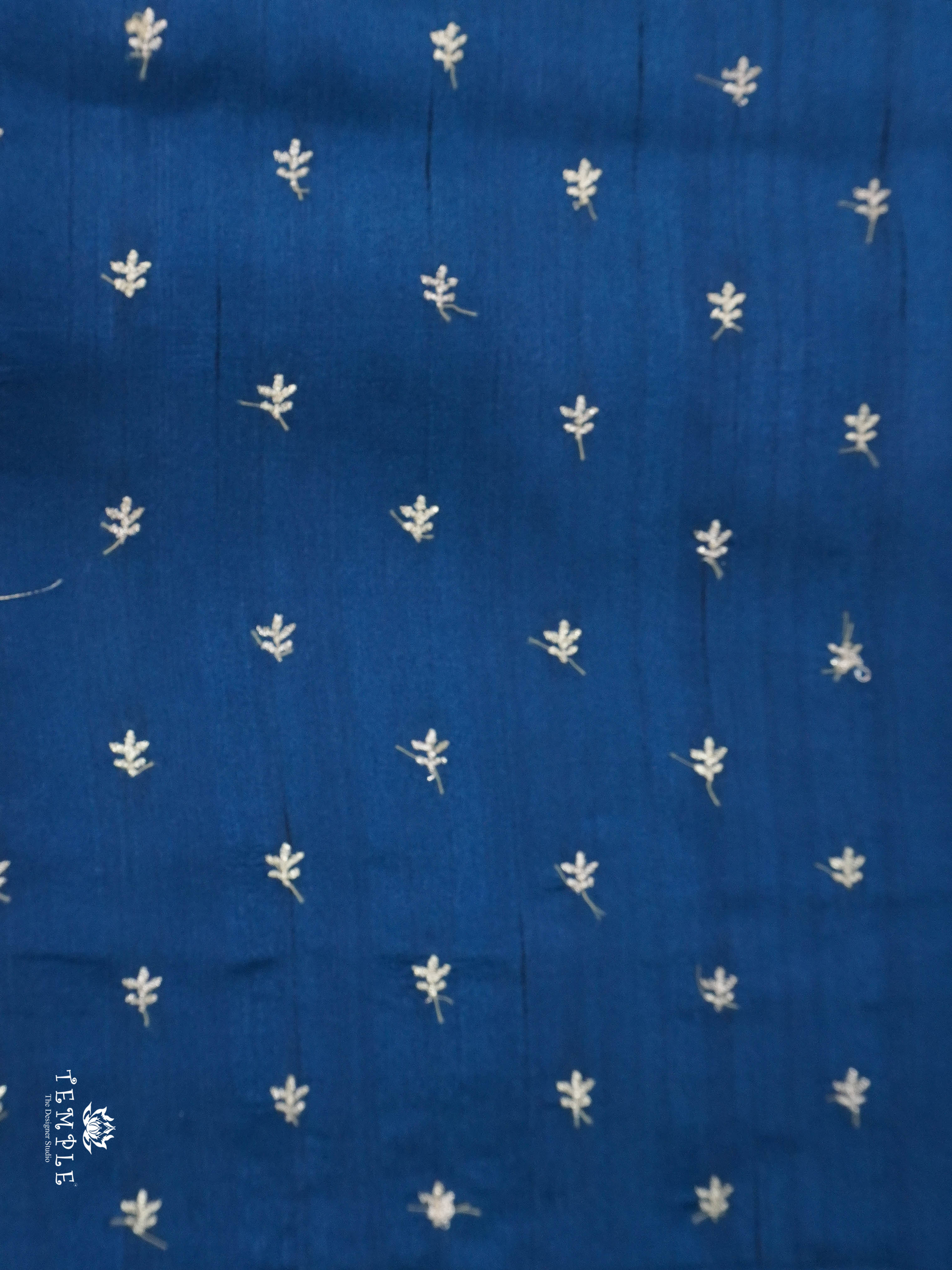 Raw Silk Saree With Elephant Motifs | TTDS1681