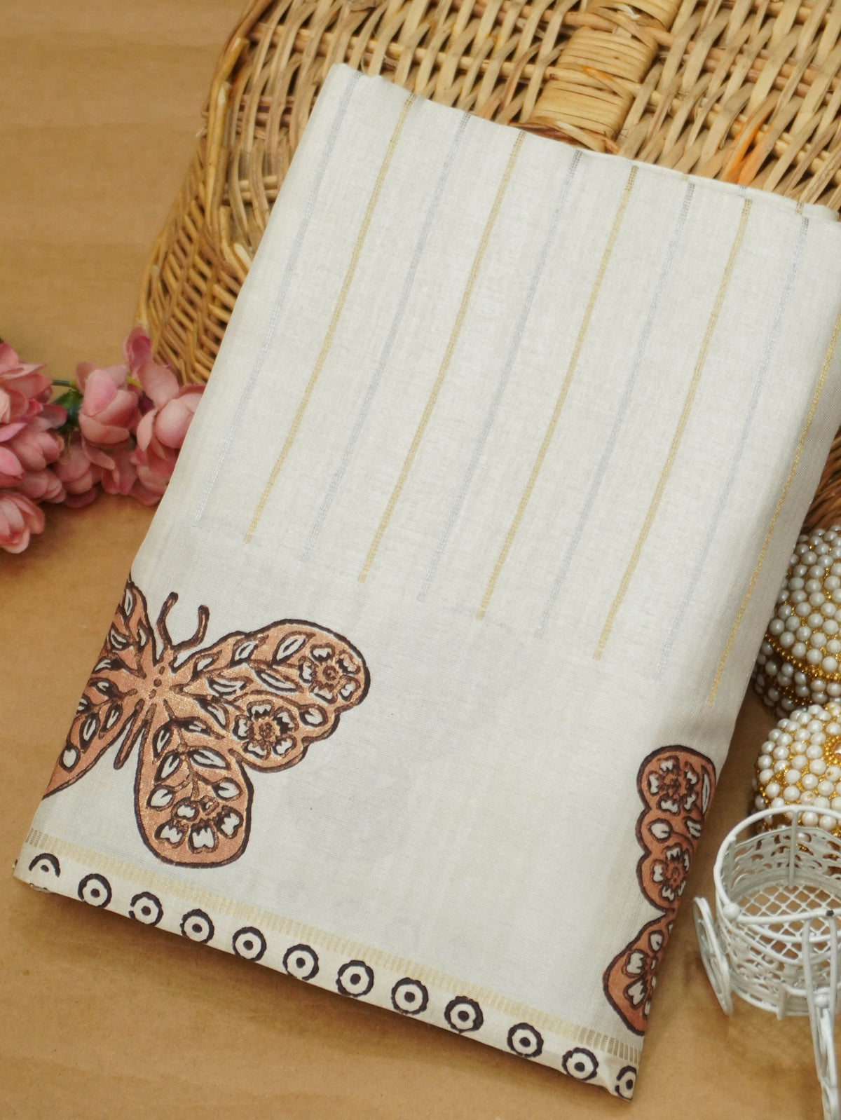 Handloom Matka Silk Saree | TTDS3562