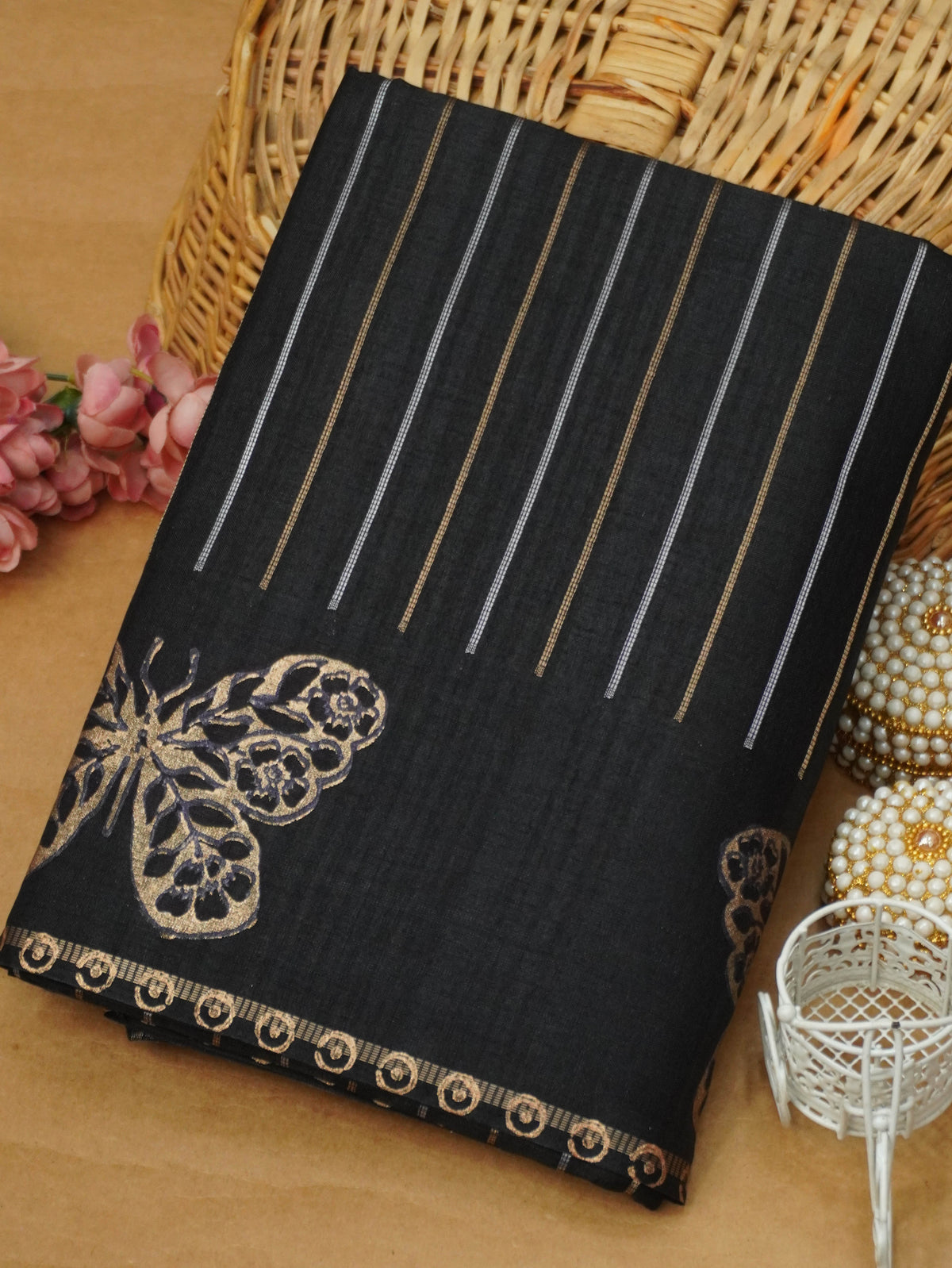 Handloom Matka Silk Saree | TTDS3562