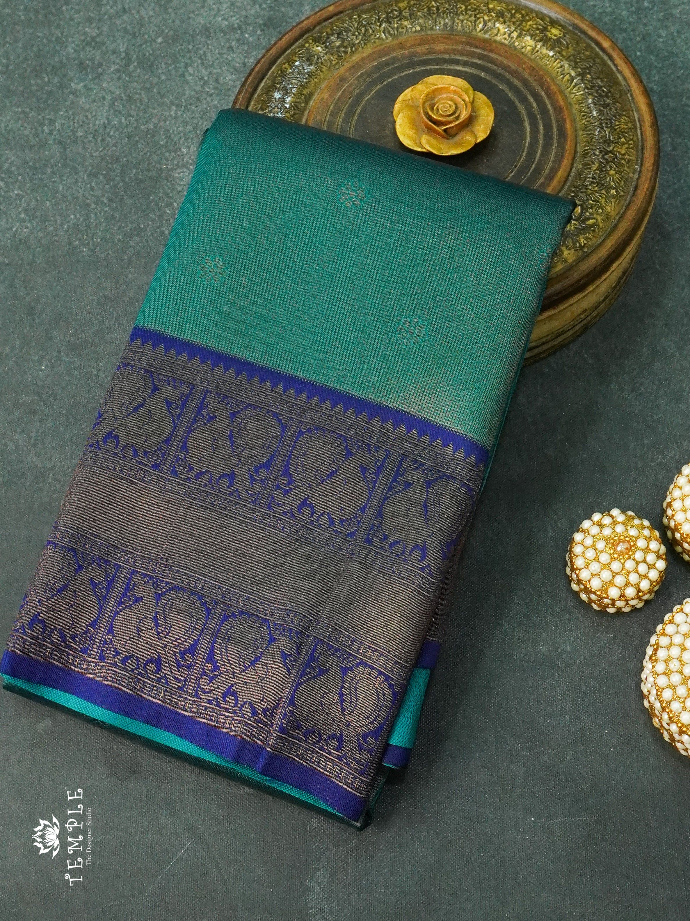 Semi Kanchi Silk Saree | TTDS1266 | Sparkling Deals