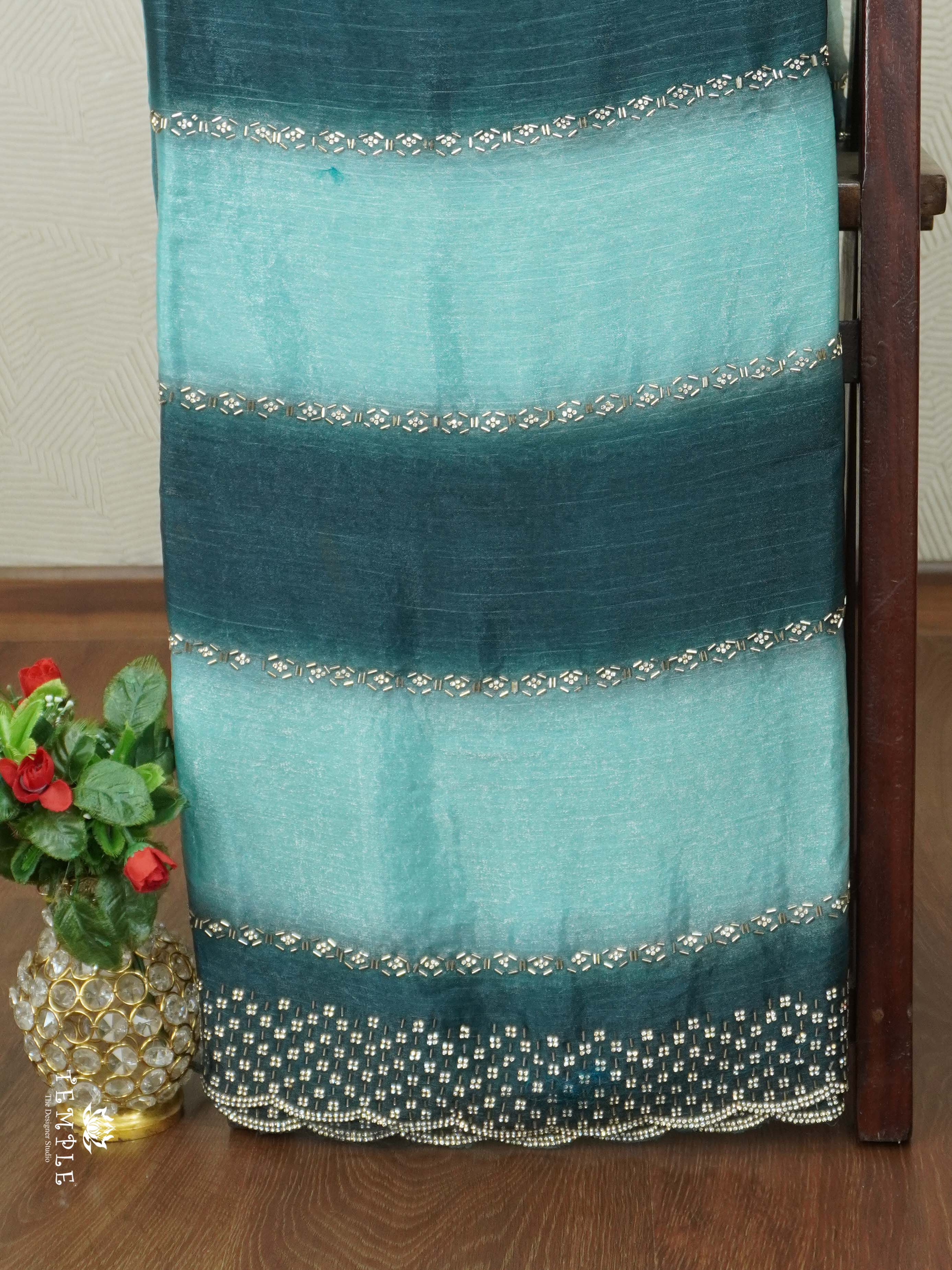 Designer Saree With Beads Work | TTDS2650