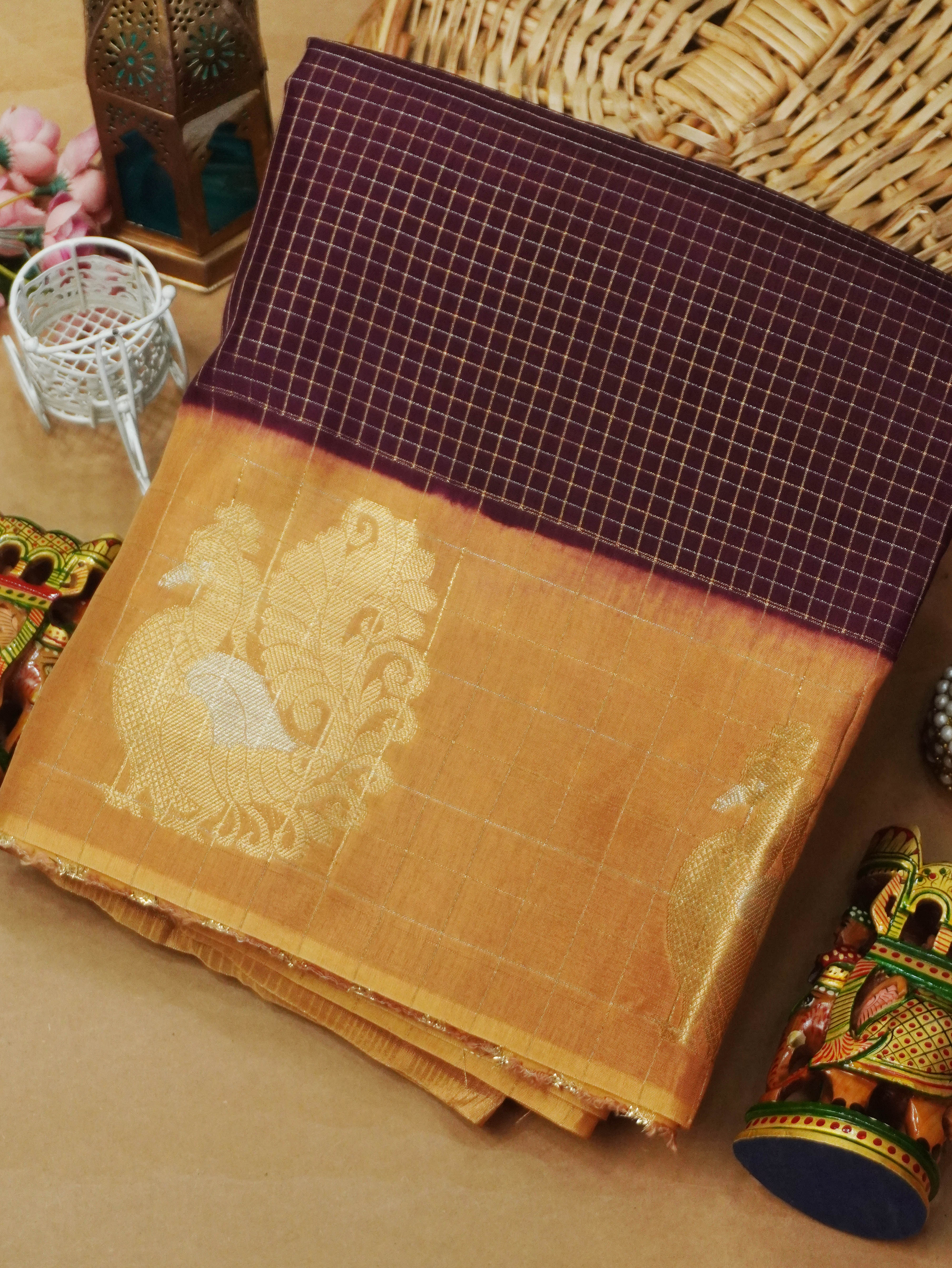 Mysore Crepe Silk Saree | TTDS3139