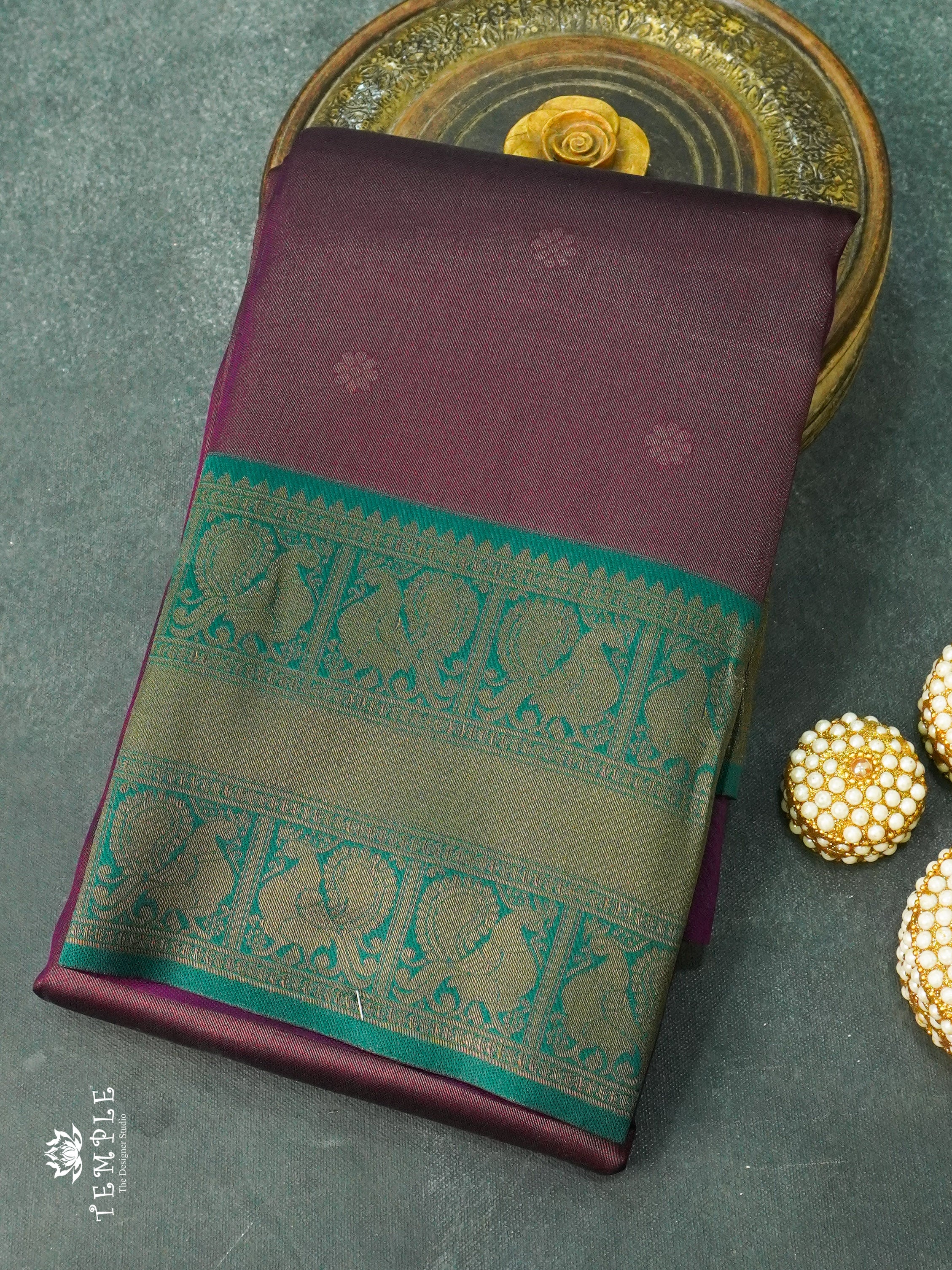 Semi Kanchi Silk Saree | TTDS1266 | Sparkling Deals