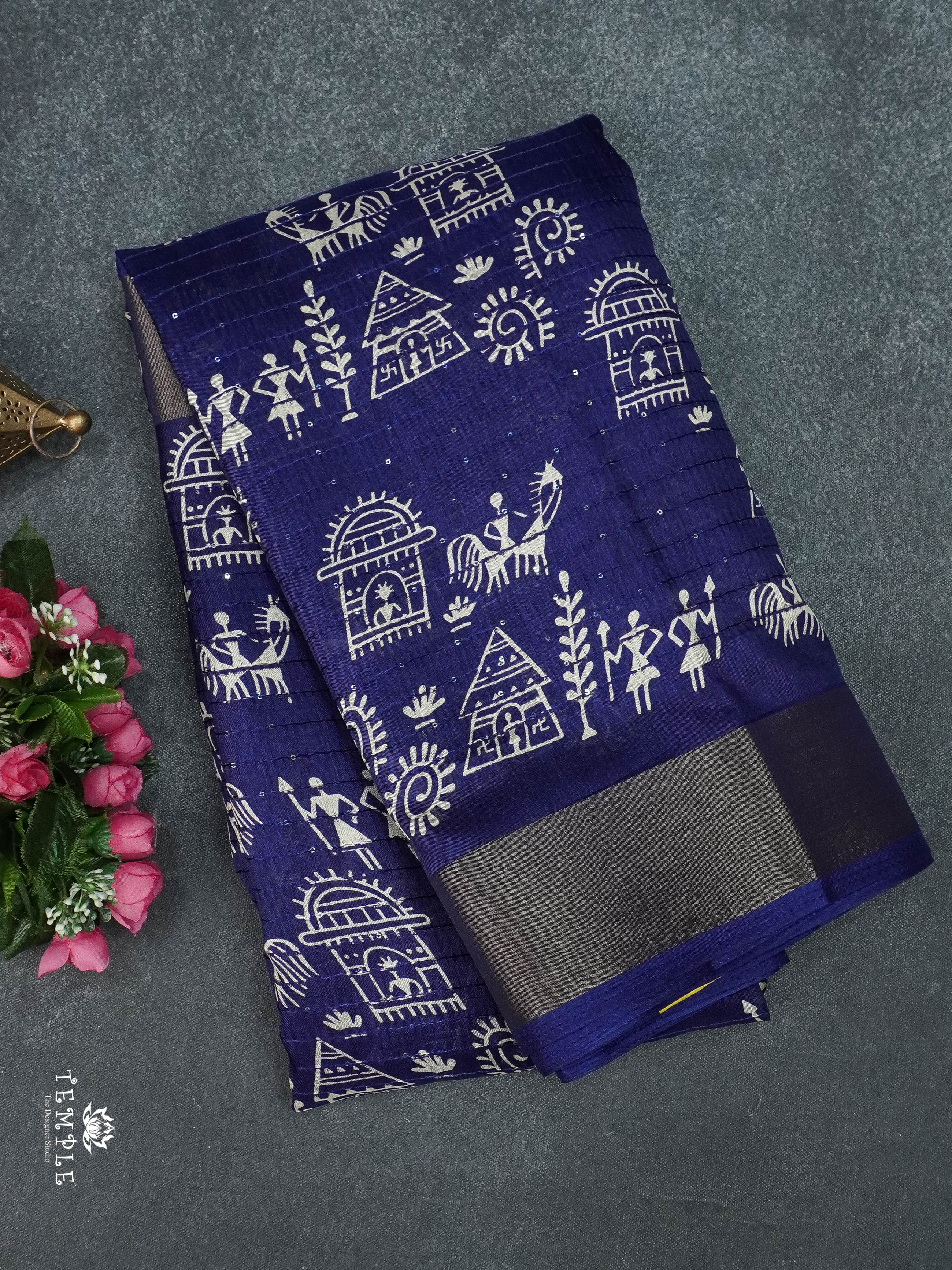 Dola Sequins Saree | TTDS1674