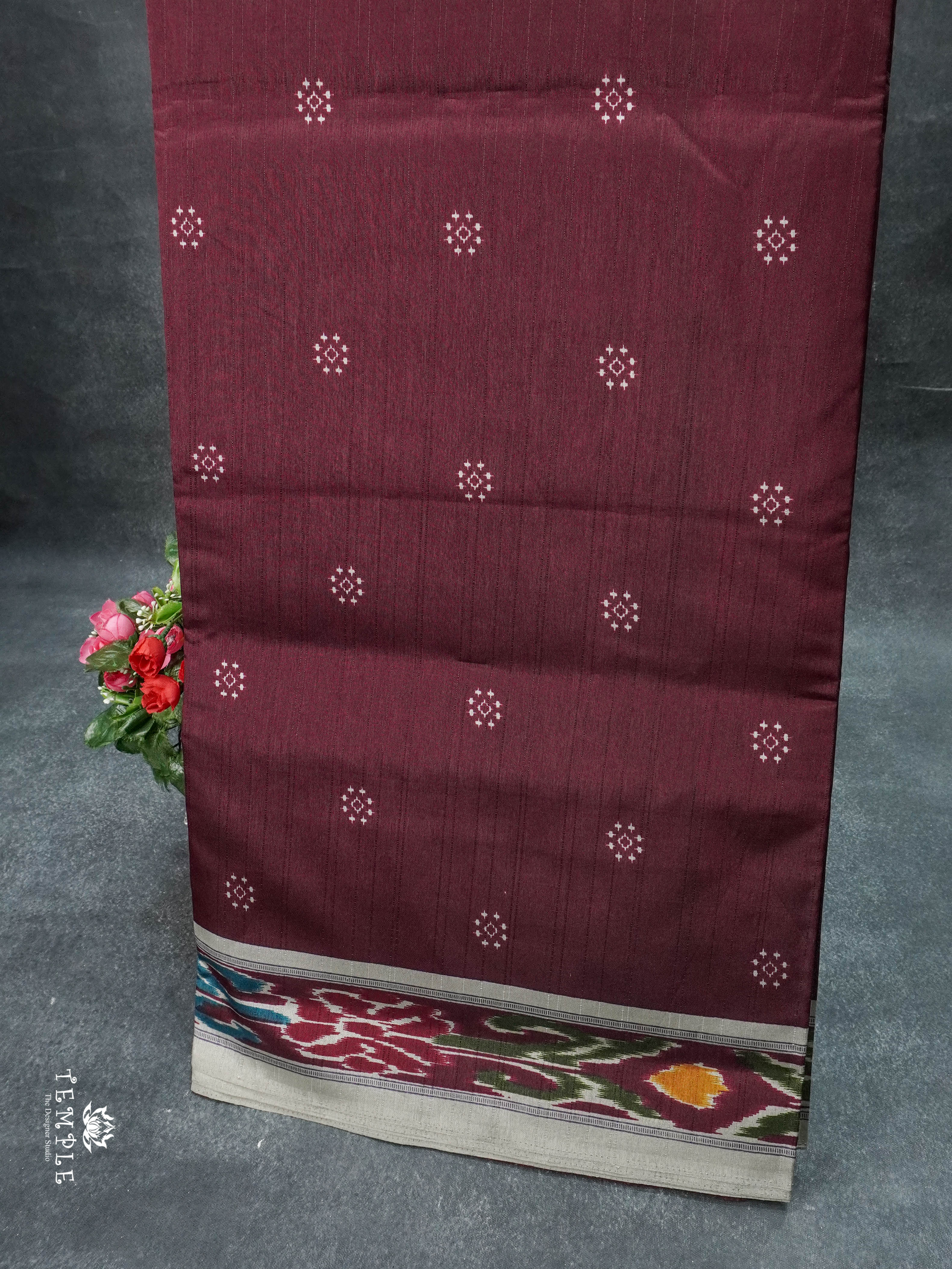 Printed Bengal Cotton Saree | TTDS1680