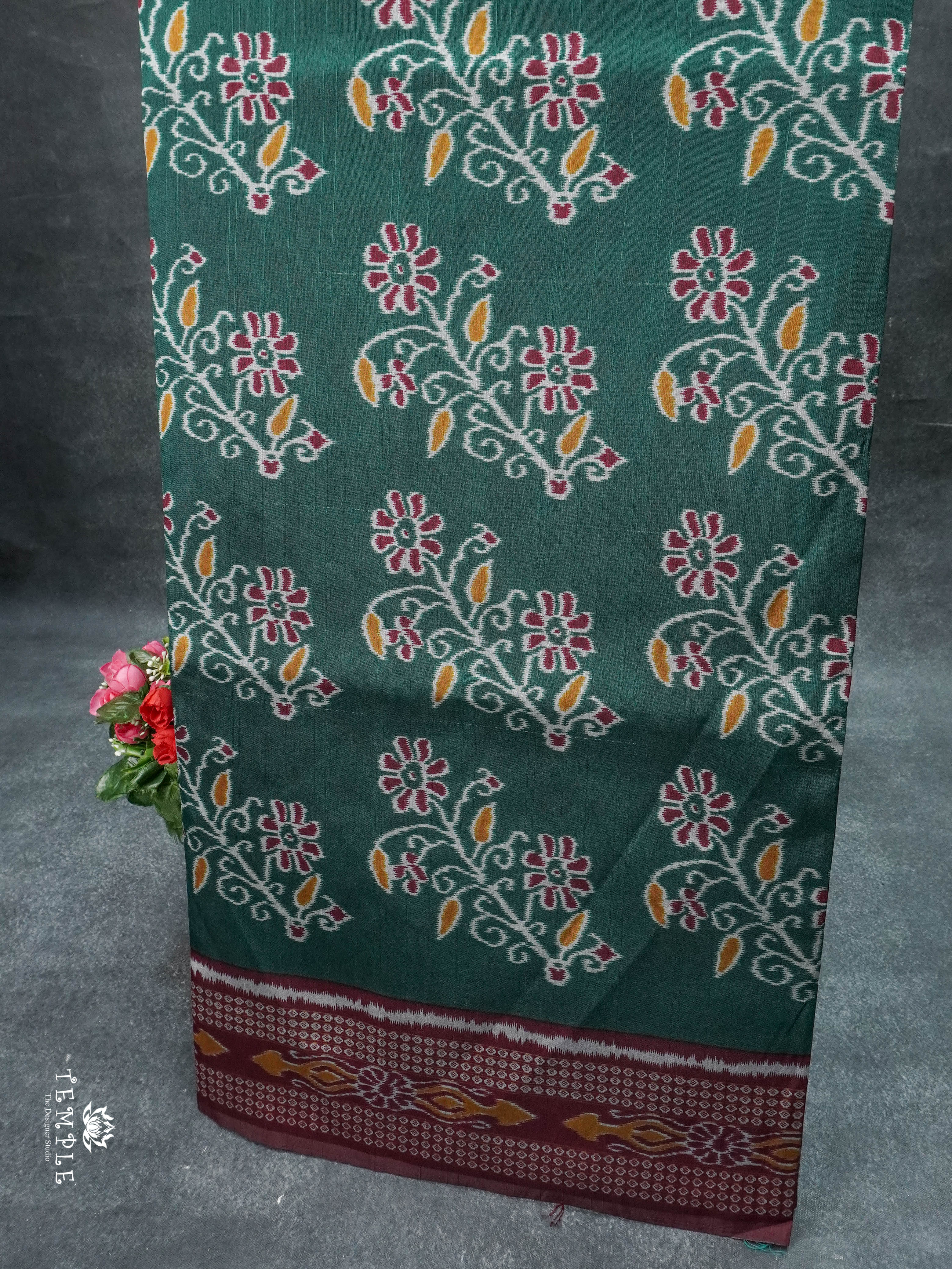 Printed Bengal Cotton Saree | TTDS1680